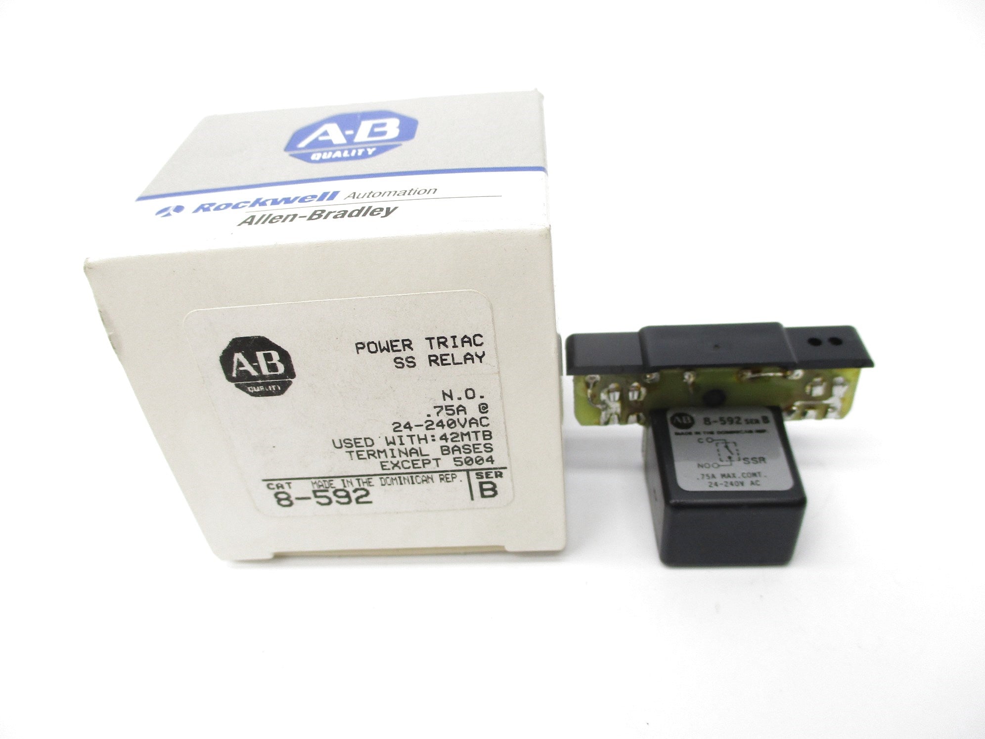 INDUSTRIAL SPARE PART 8-592 SER. B .75A 24/240VAC (GY/BL) NSMP