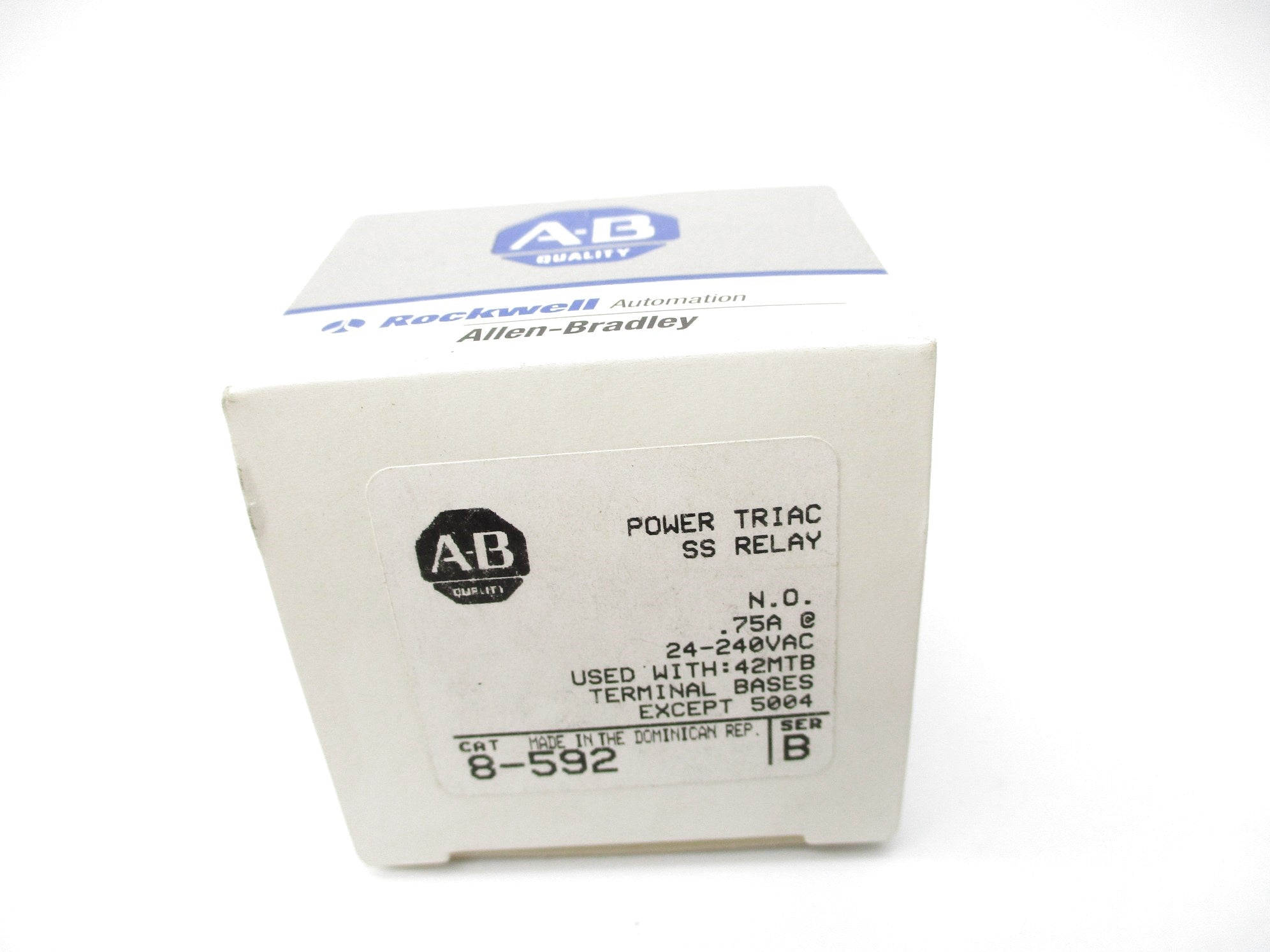 INDUSTRIAL SPARE PART 8-592 SER. B .75A 24/240VAC (GY/BL) NSMP