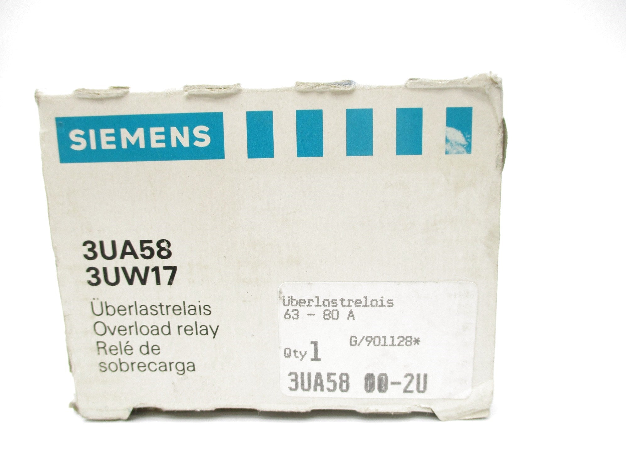 SIEMENS 3UA5800-2U 63-80A NSMP