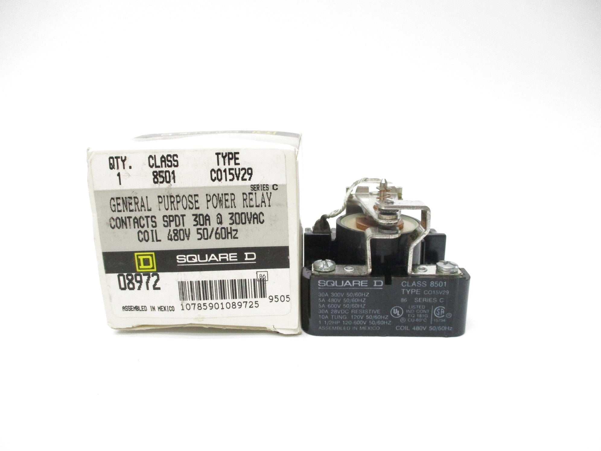 SQUARE D 8501CO15V29 SER. C 30A 300VAC NSMP