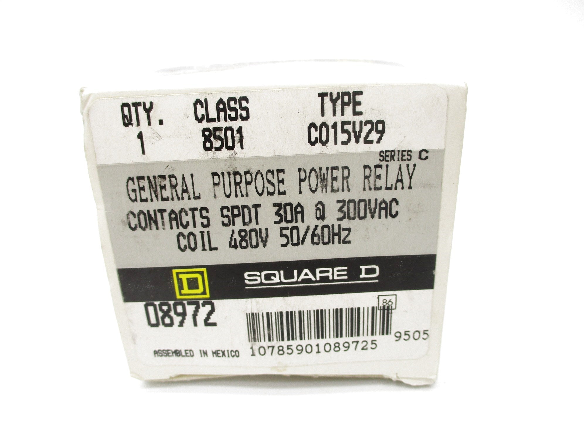 SQUARE D 8501CO15V29 SER. C 30A 300VAC NSMP