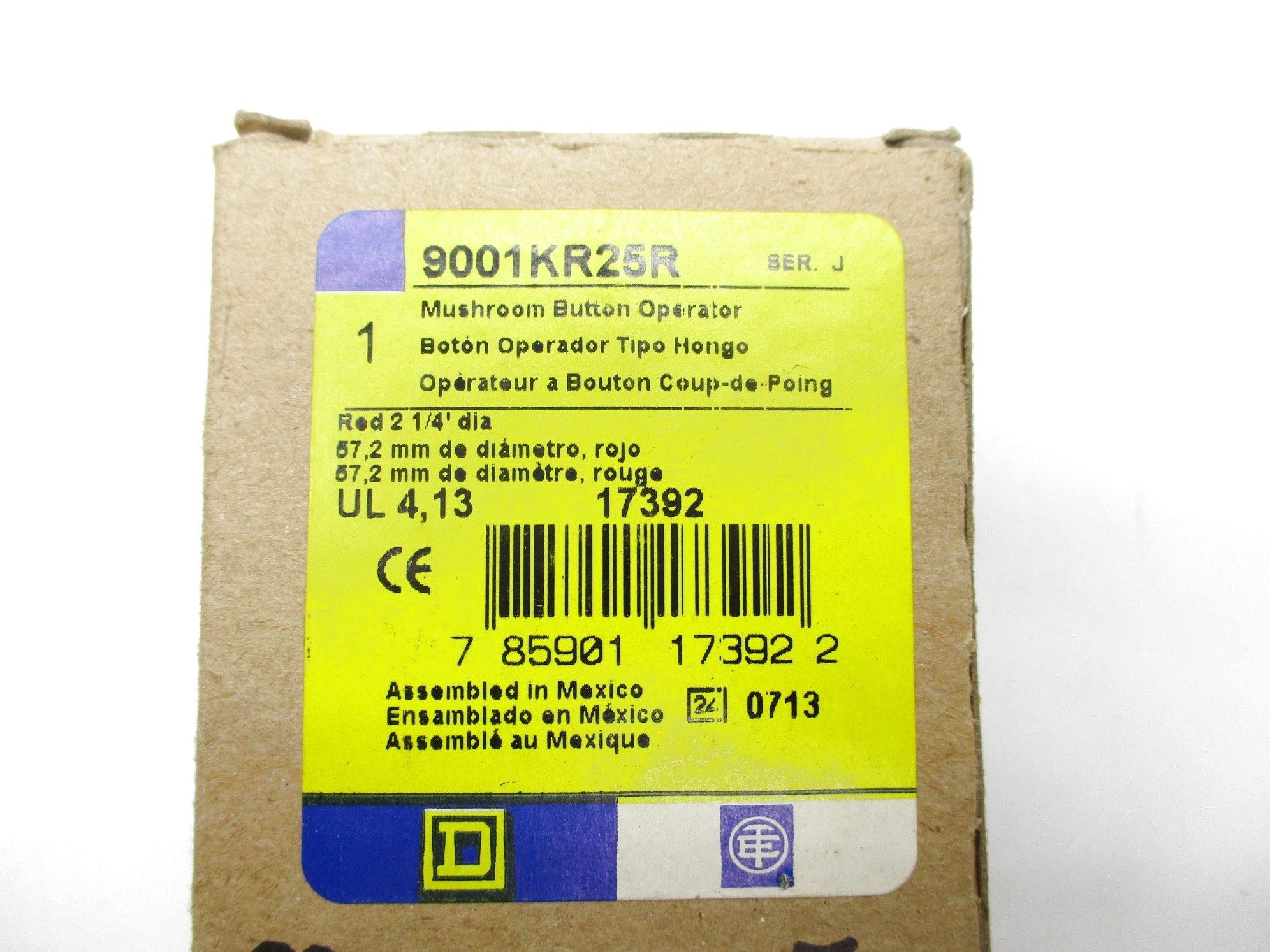 SQUARE D 9001KR25R SER. J NSMP