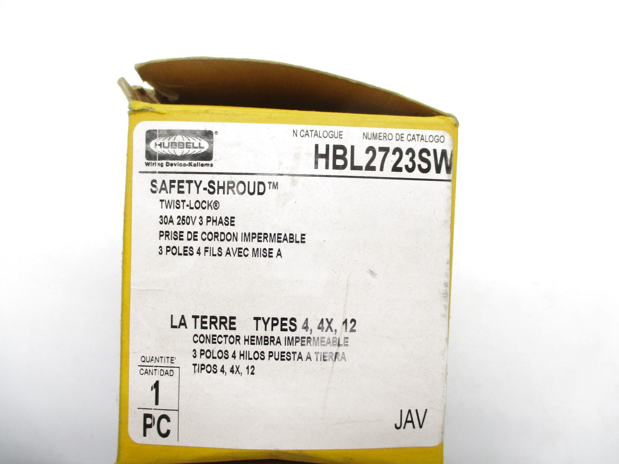 HUBBELL HBL2723SW NSMP