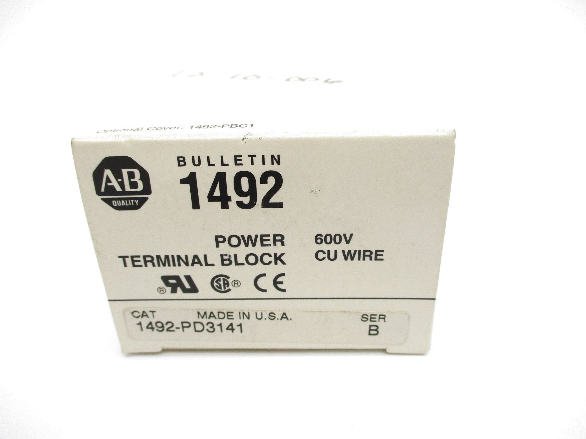 ALLEN BRADLEY 1492-PD3141 SER. B 600V 175A (WH) NSMP