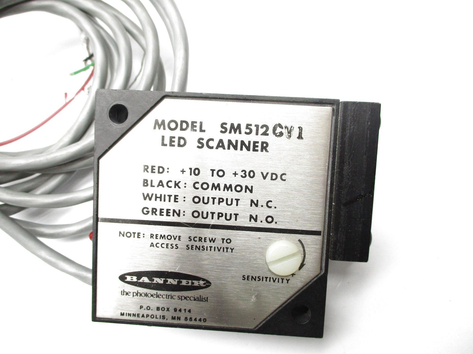 BANNER ENGINEERING SM512CV1 UNMP