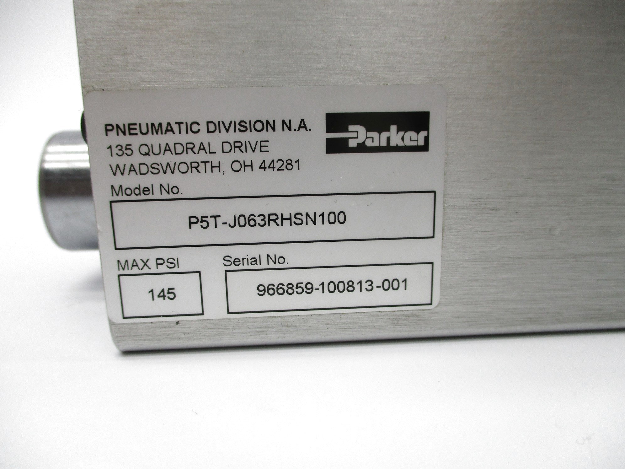 PARKER P5T-J063RHSN100 145PSI NSNP