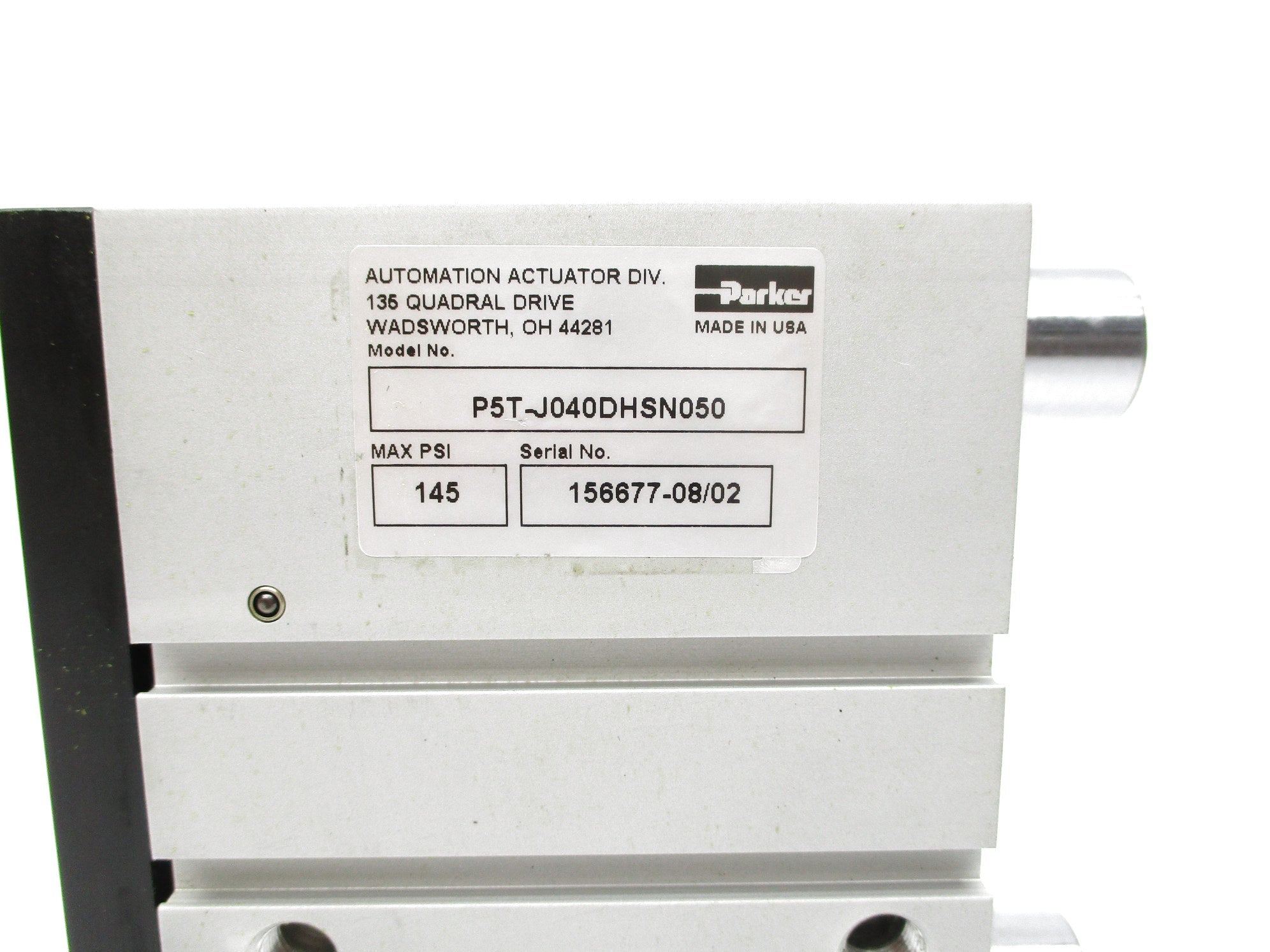 PARKER P5T-J040DHSN050 145PSI NSNP