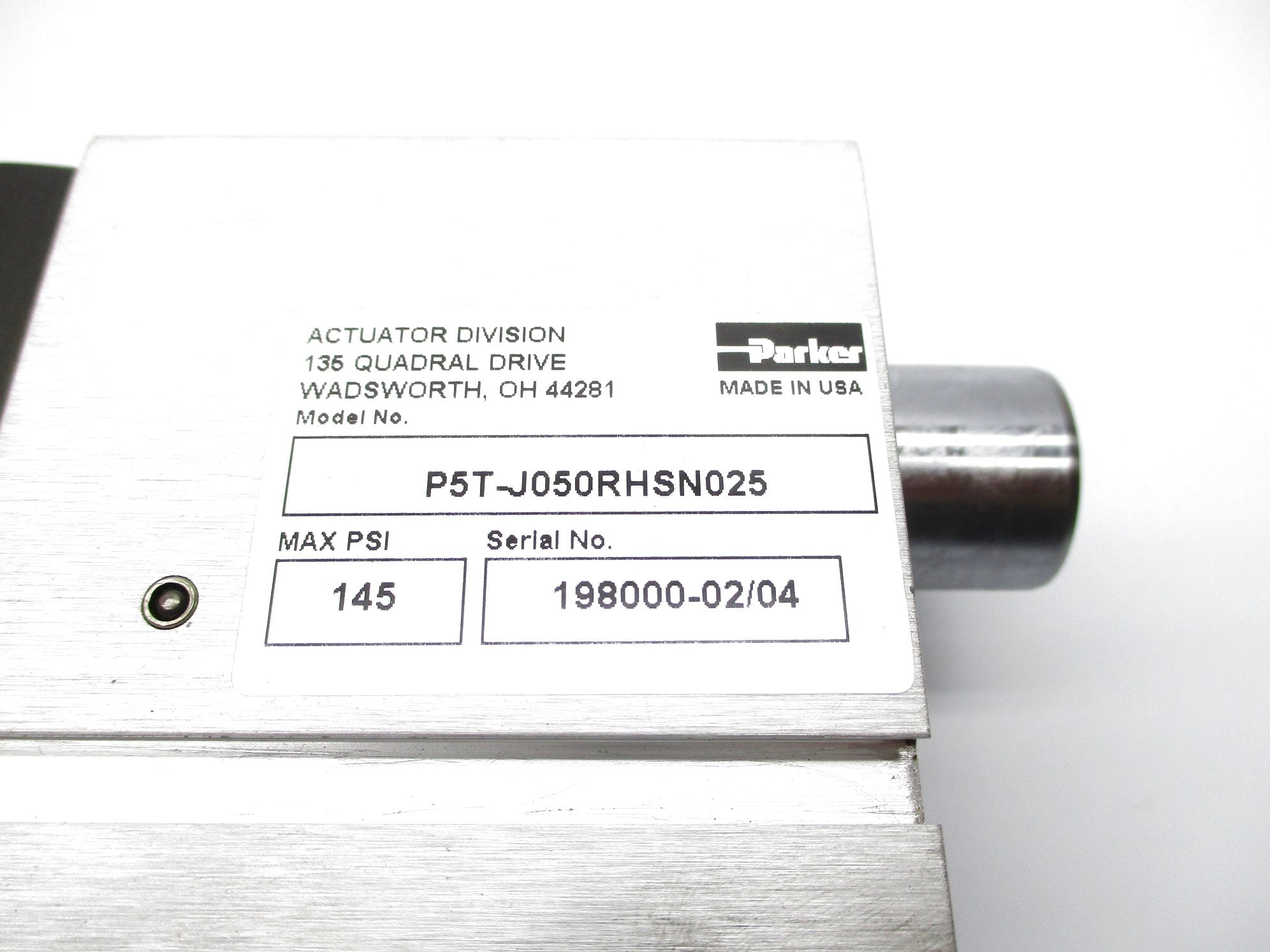 PARKER P5T-J050RHSN025 145PSI NSNP