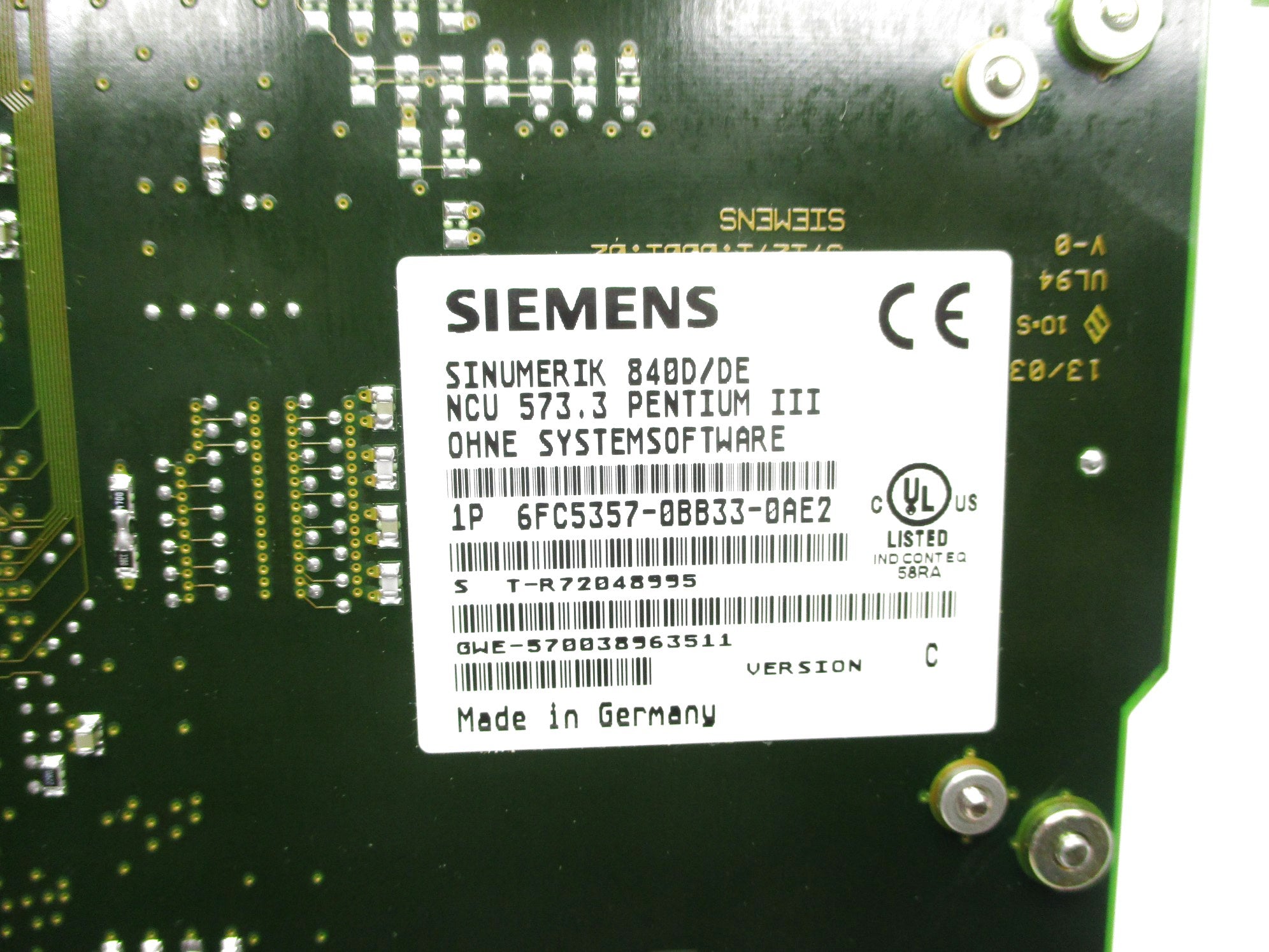 SIEMENS 6FC5357-0BB33-0AE2 NSNP