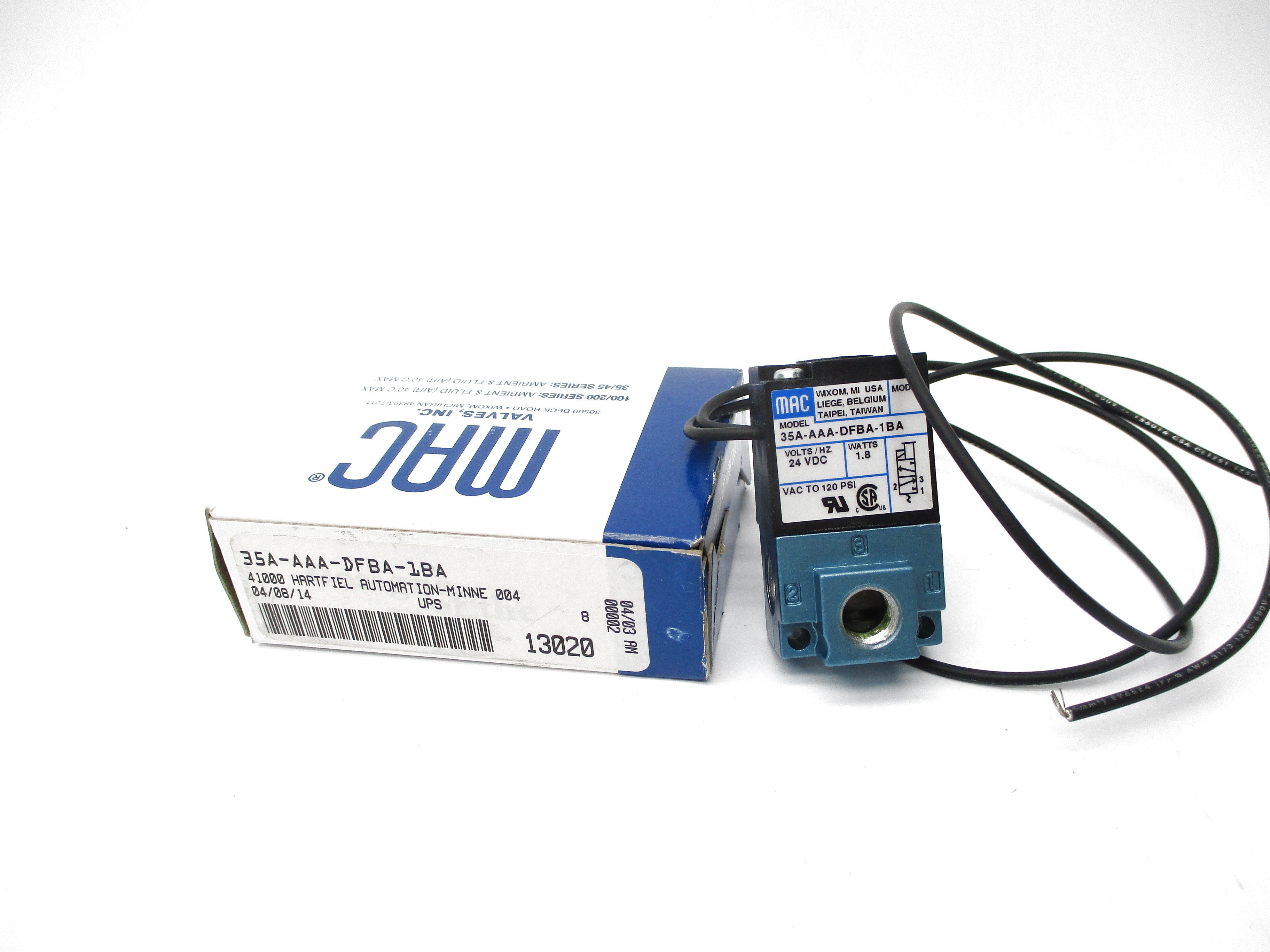 MAC 35A-AAA-DFBA-1BA 24VDC 120PSI NSMP