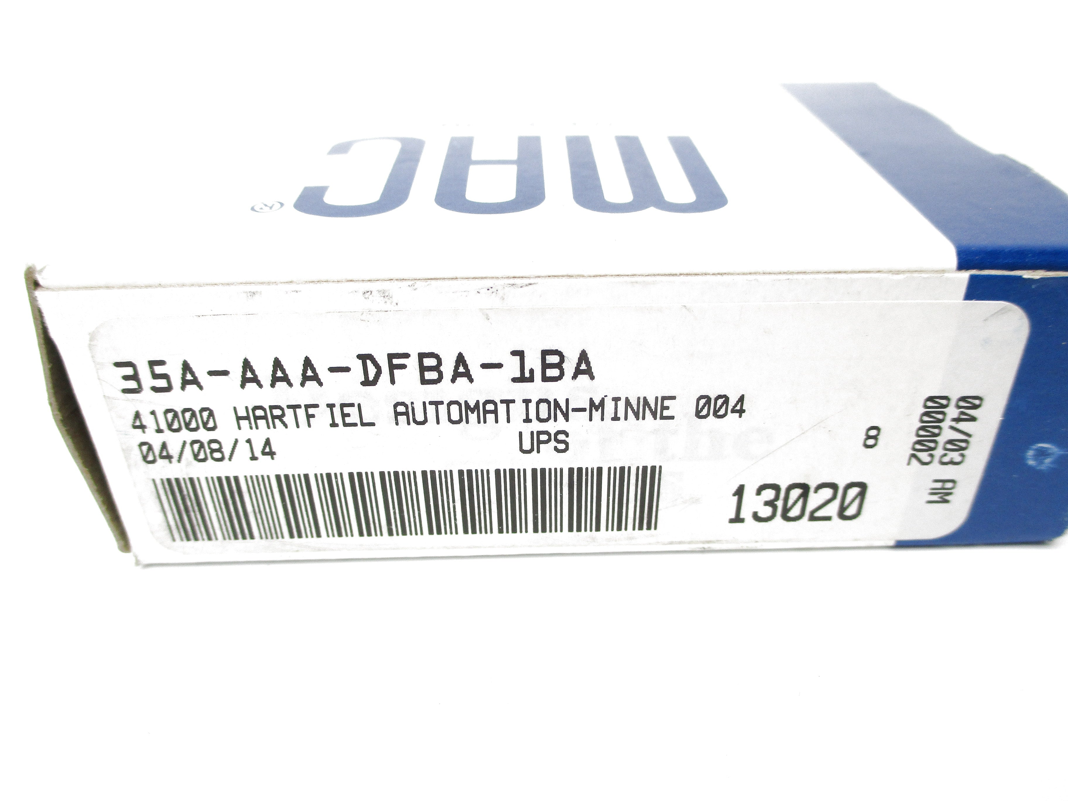 MAC 35A-AAA-DFBA-1BA 24VDC 120PSI NSMP
