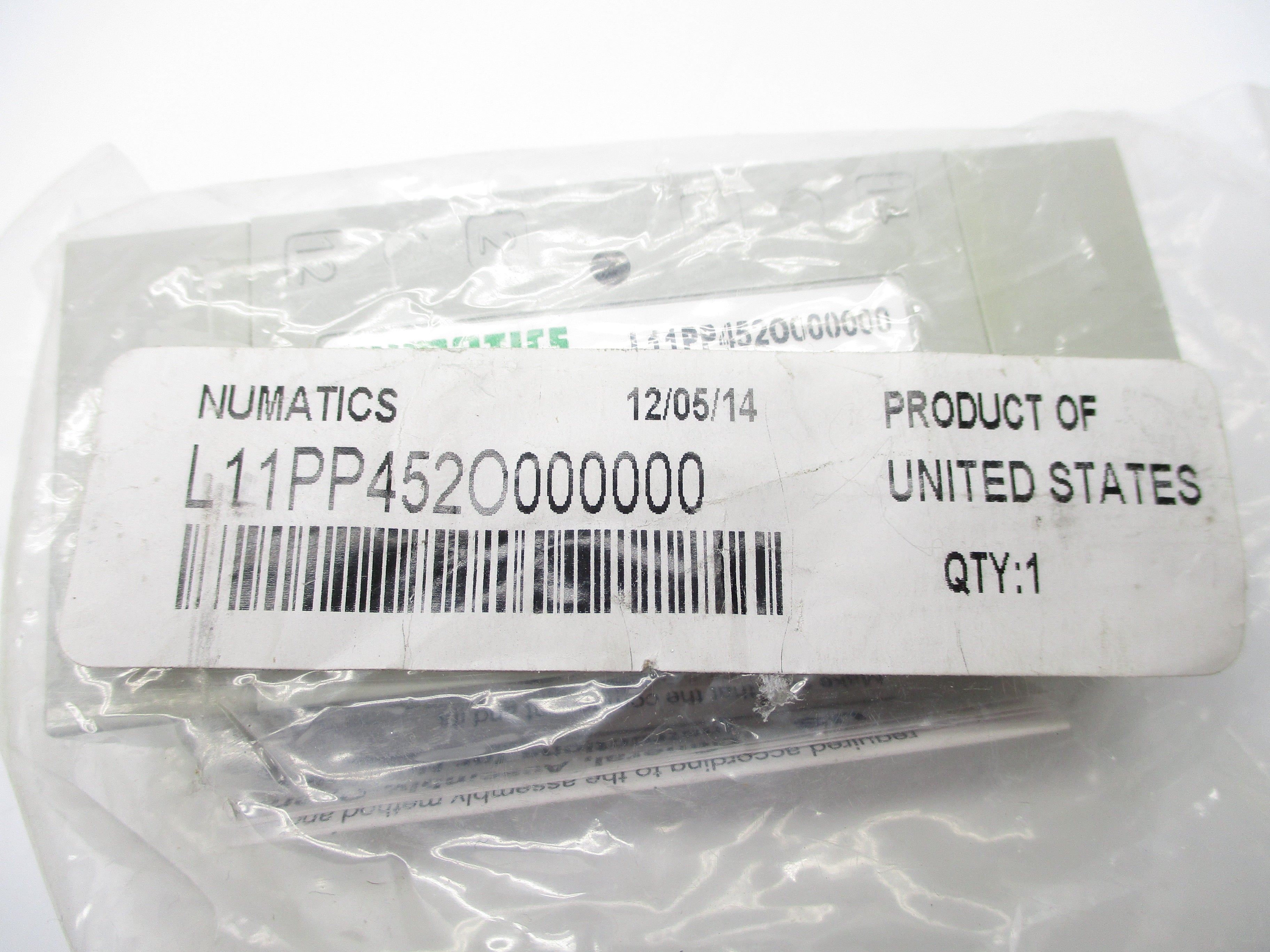 NUMATICS L11PP452O000000 14.5-145PSIG NSMP