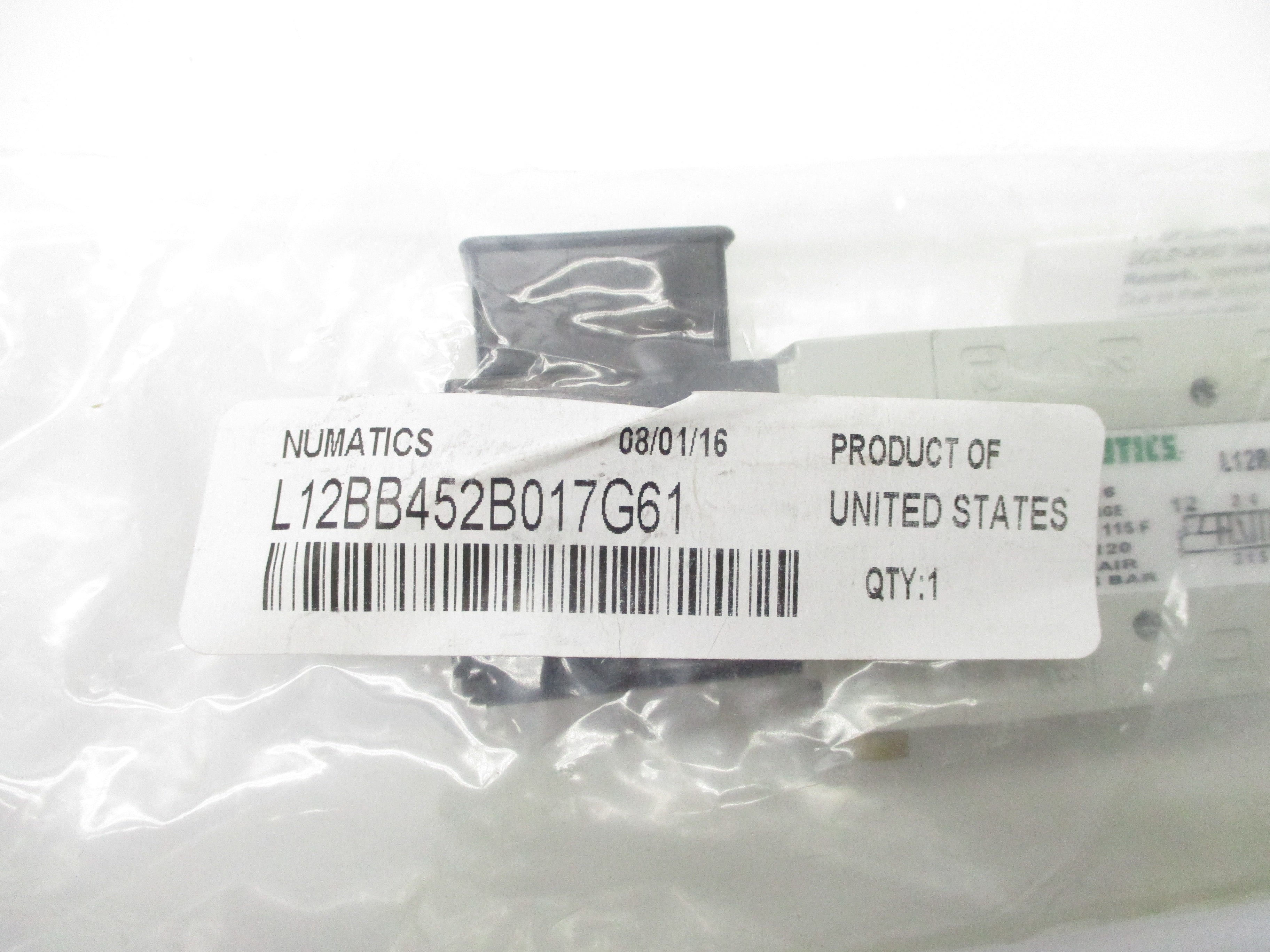 NUMATICS L12BB452B017G61 14.5-120PSIG NSMP