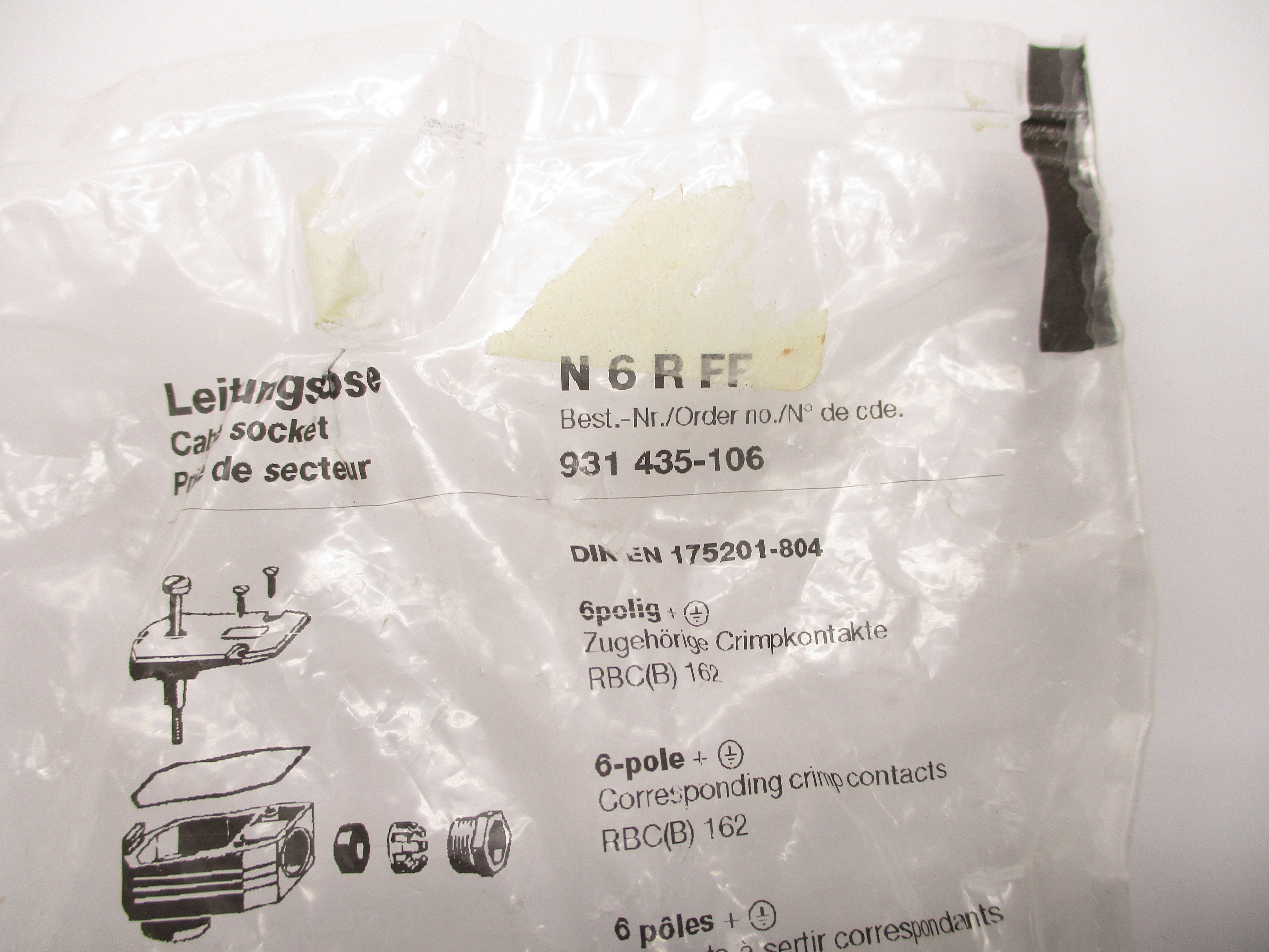 HIRSCHMANN N6RFF 931435-106 NSMP