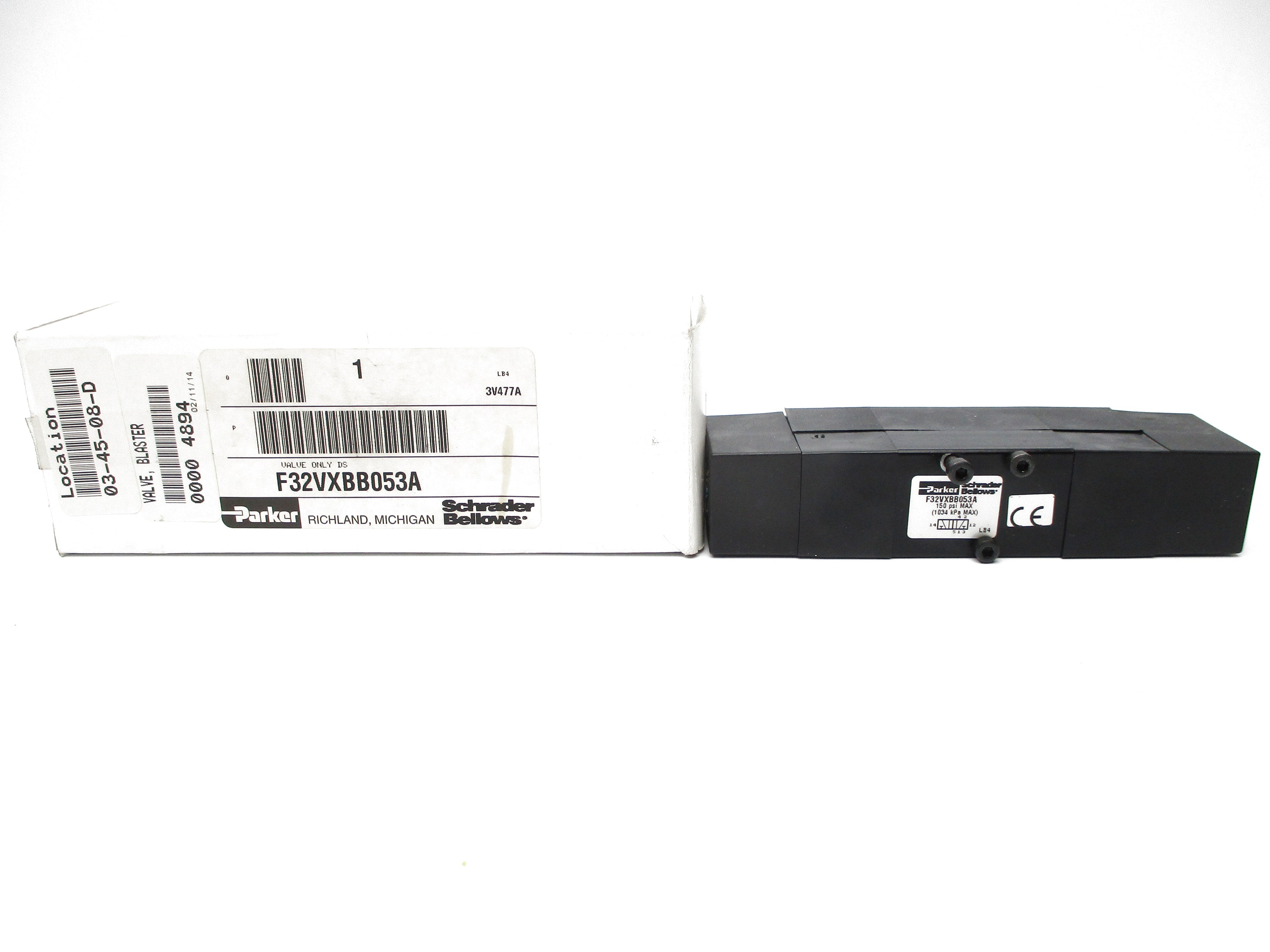 PARKER F32VXBB053A 150PSI 115/120V NSMP
