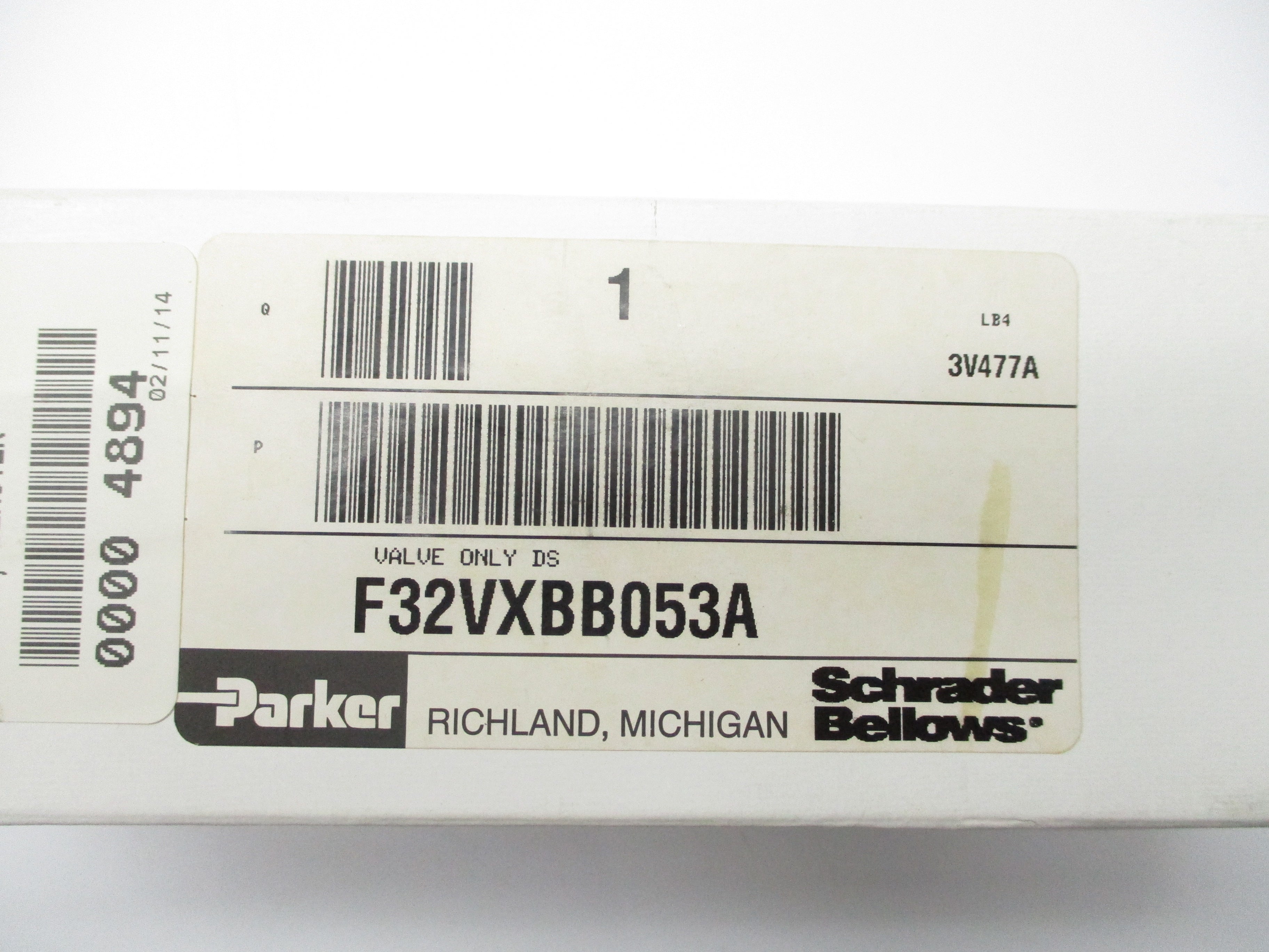 PARKER F32VXBB053A 150PSI 115/120V NSMP