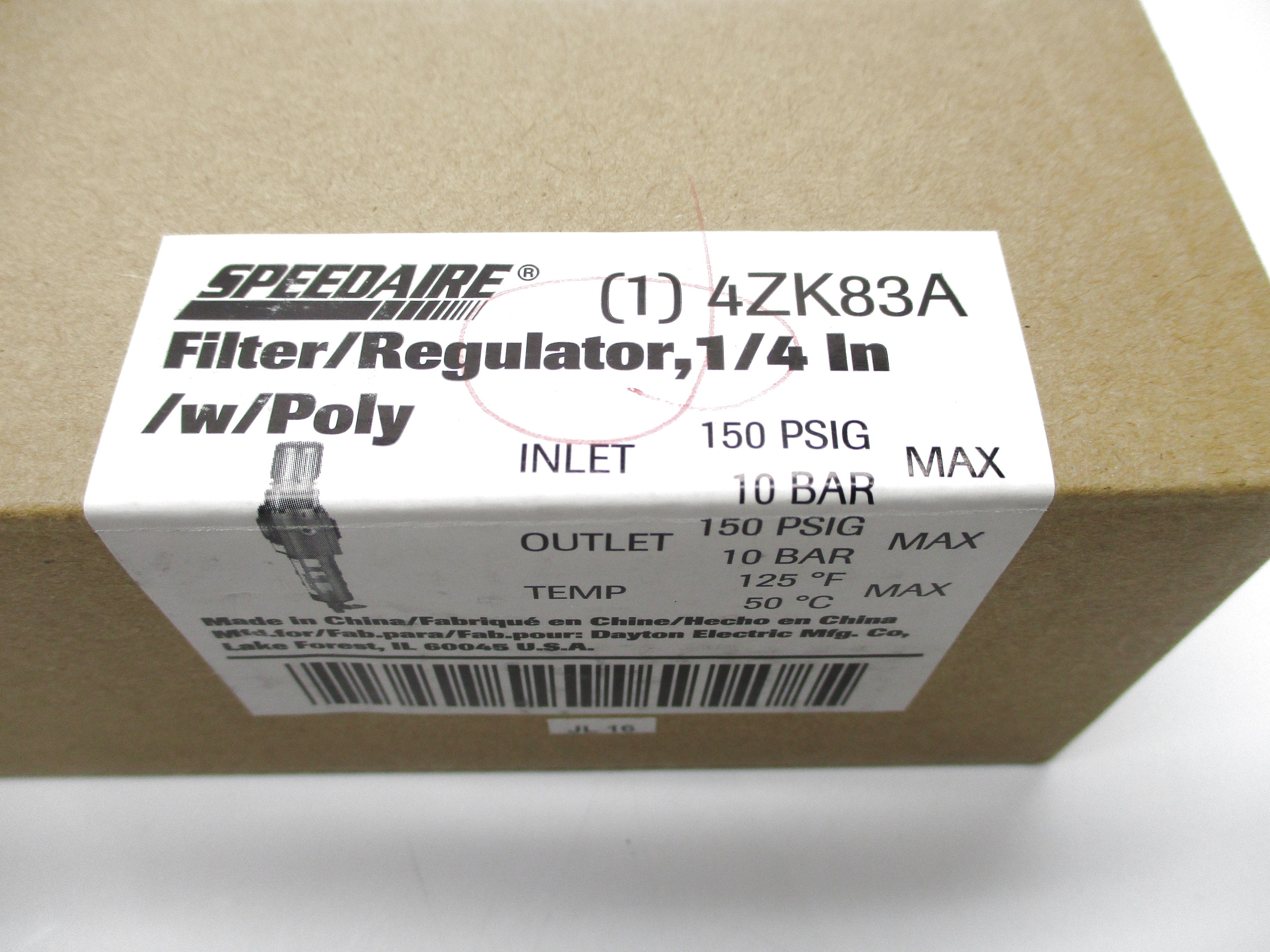 SPEEDAIRE 4ZK83A 150PSIG NSMP