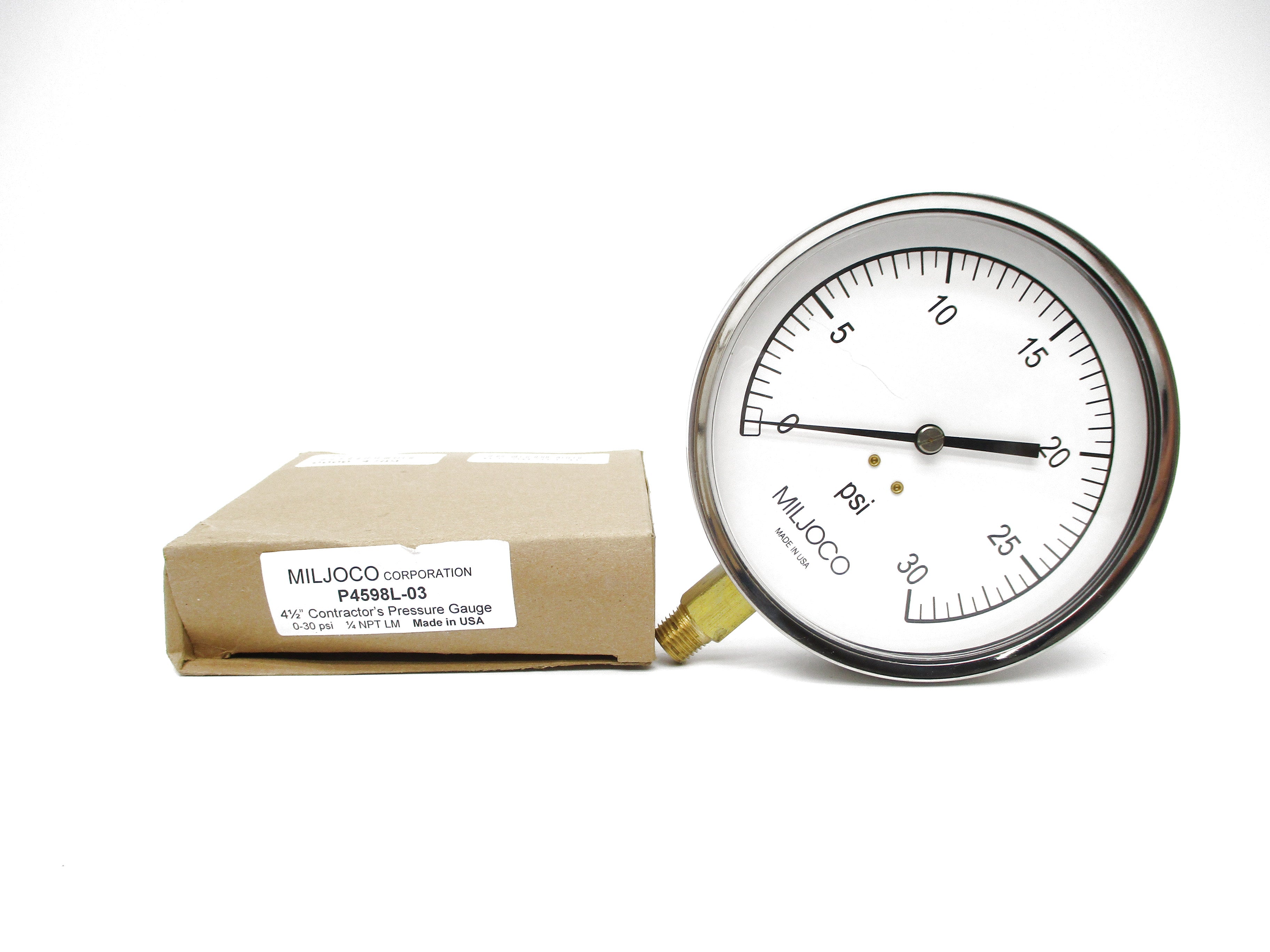 MILJOCO P4598L-03 0-30PSI NSMP