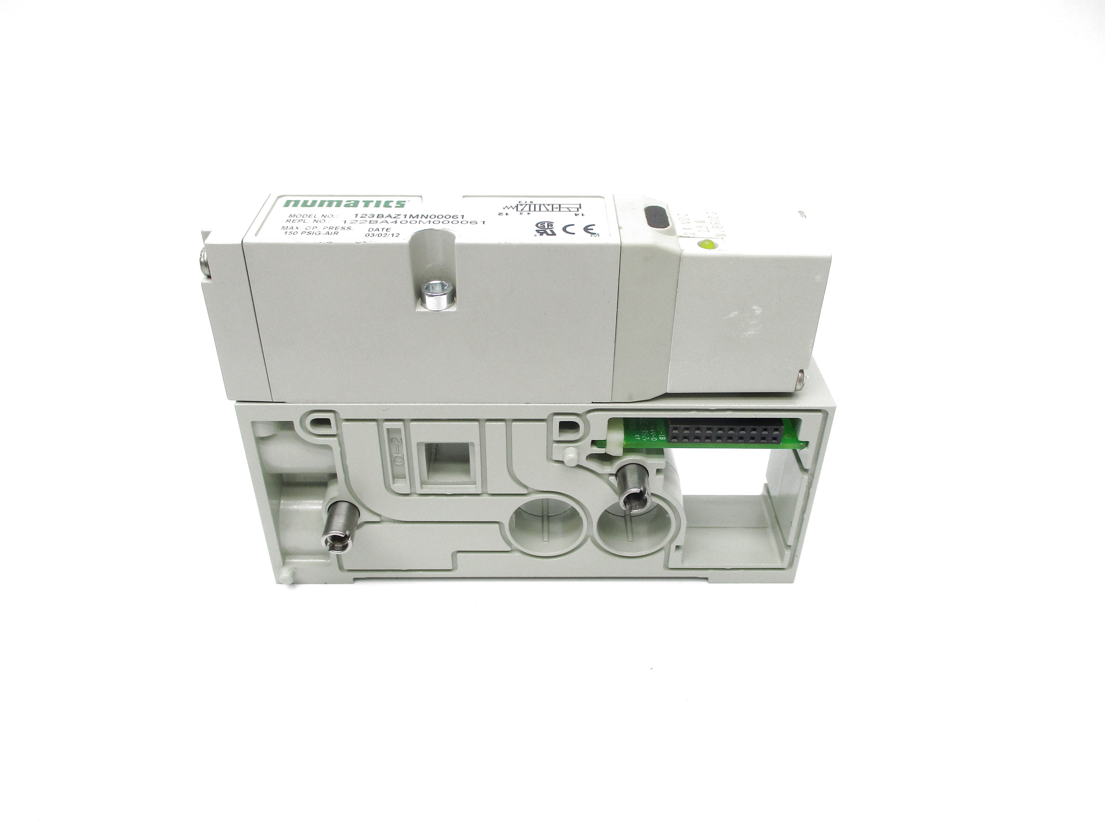 NUMATICS 122BA400M000061 24VDC 150PSI -10-115F NSNP