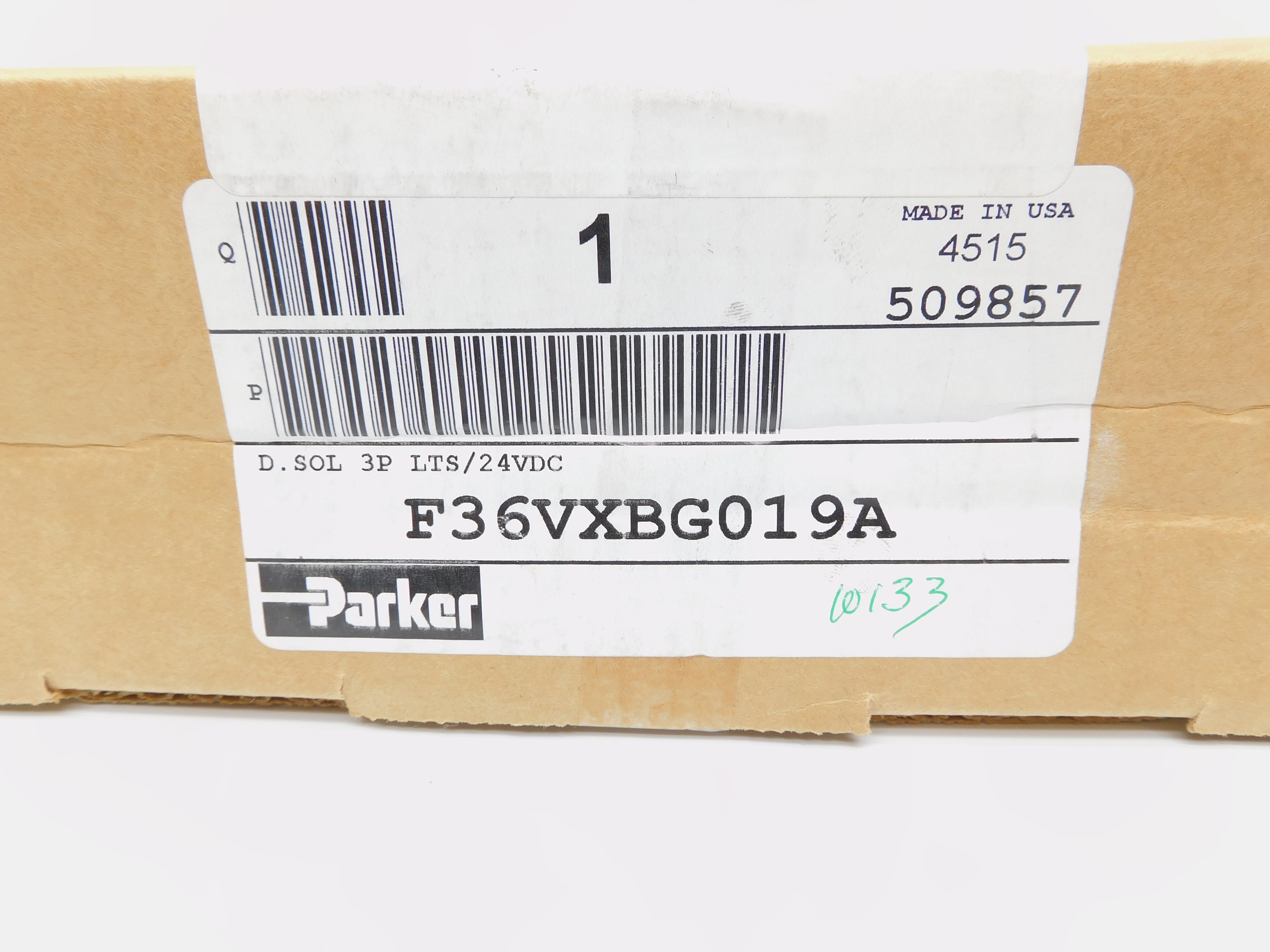 PARKER F36VXBG019A 24VDC 145PSI NSMP