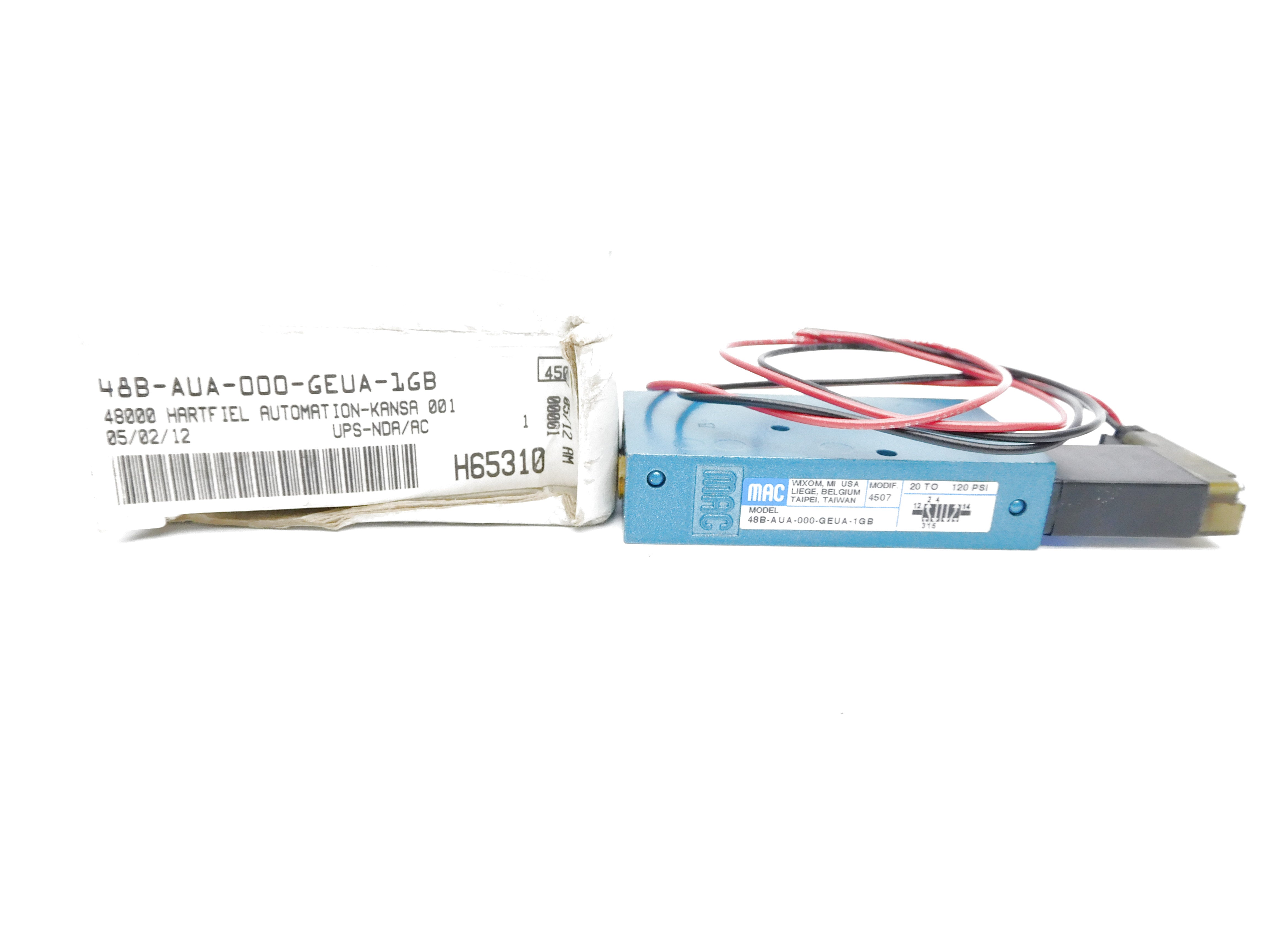 MAC 48B-AUA-000-GEUA-1GB 20-120PSI 24VDC NSMP
