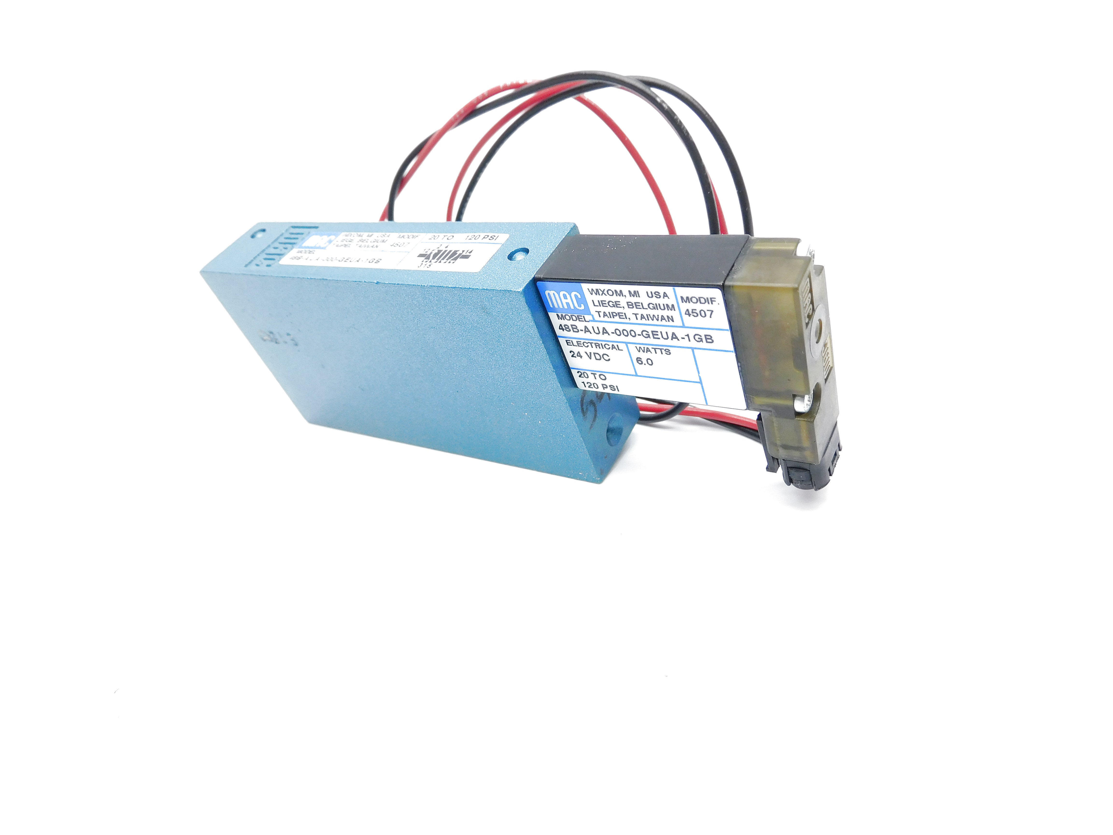 MAC 48B-AUA-000-GEUA-1GB 20-120PSI 24VDC NSMP