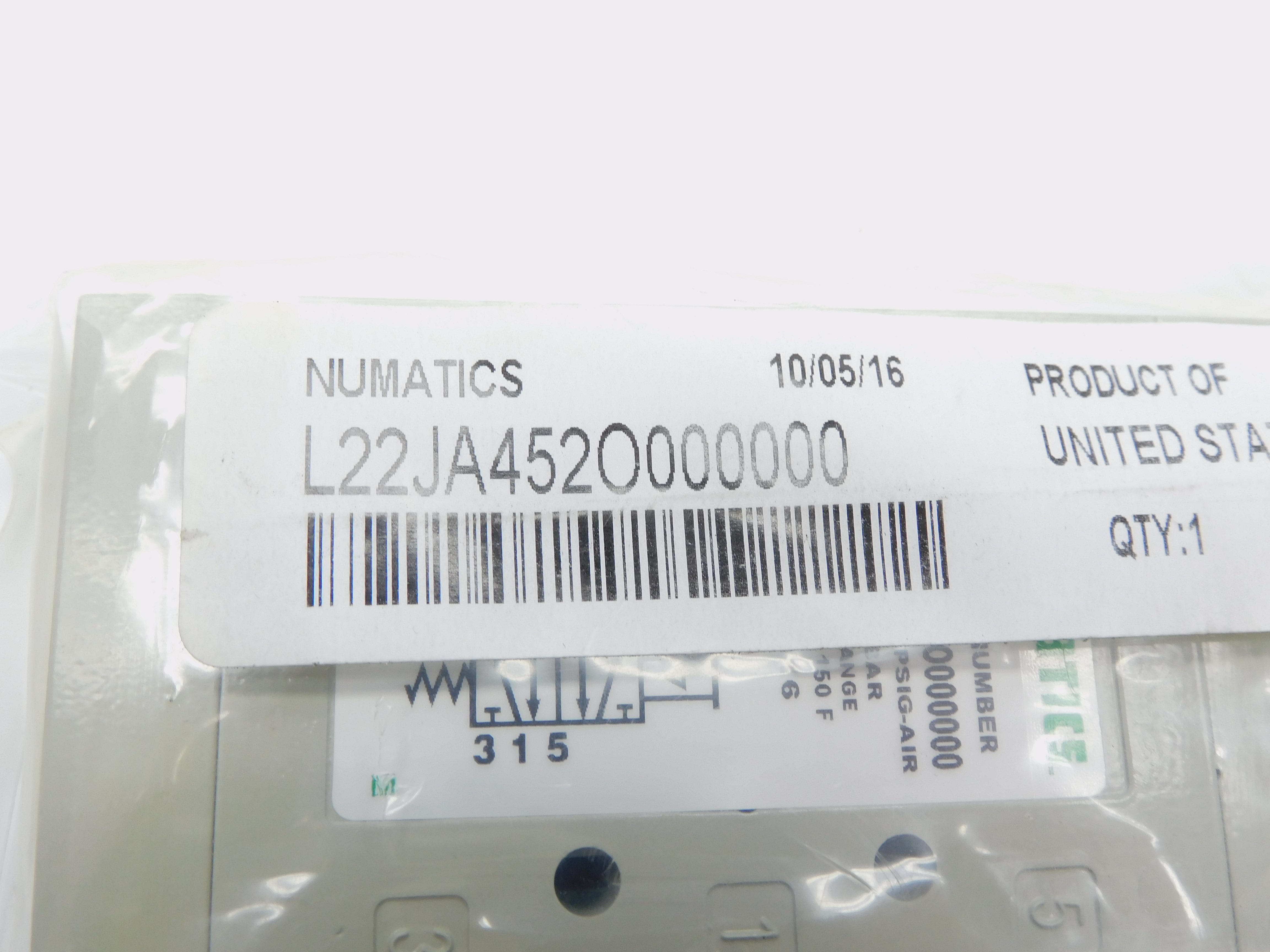 NUMATICS L22JA452O000000 NSMP