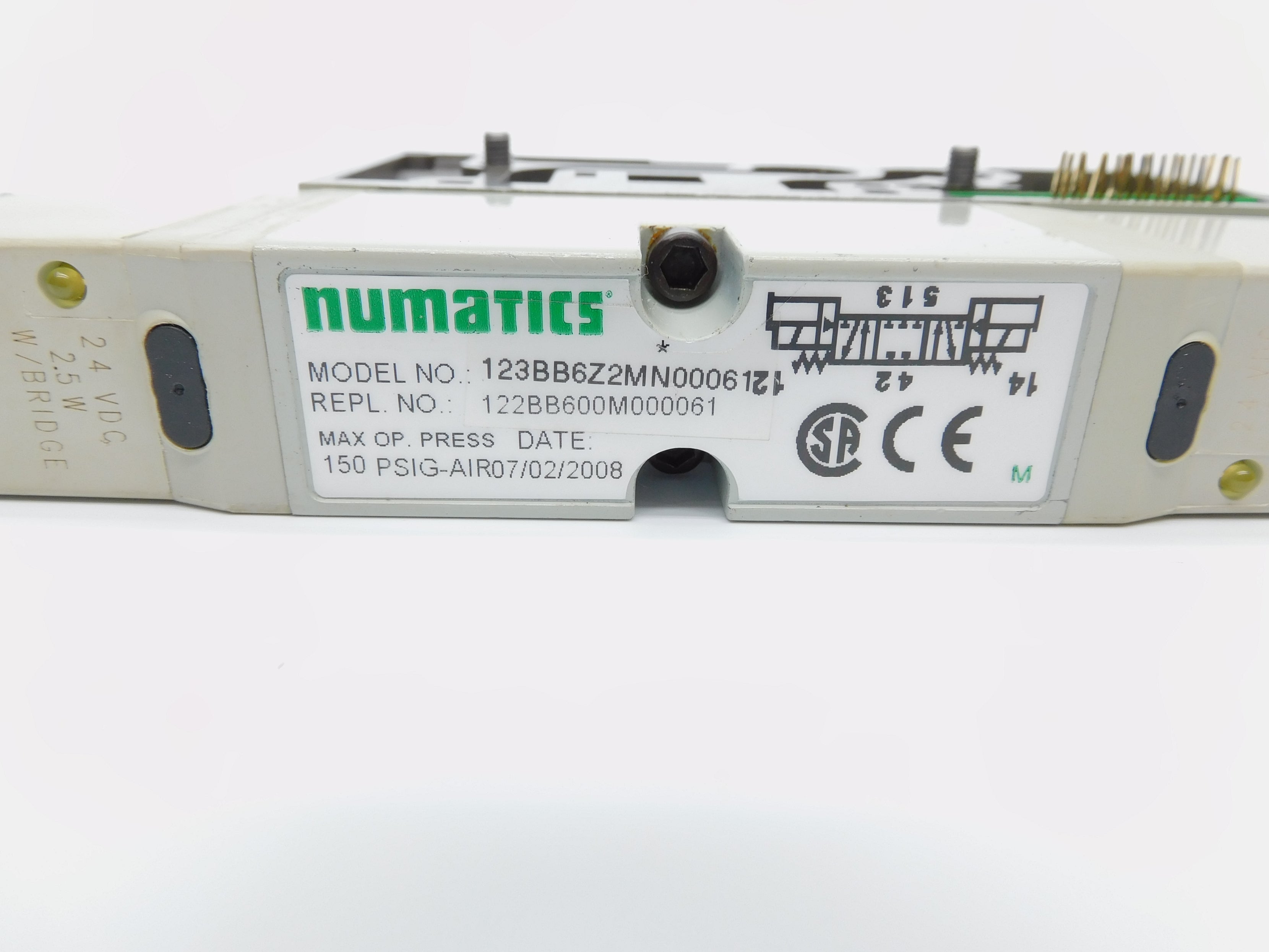 NUMATICS 123BB6Z2MN00061 150PSIG NSNP