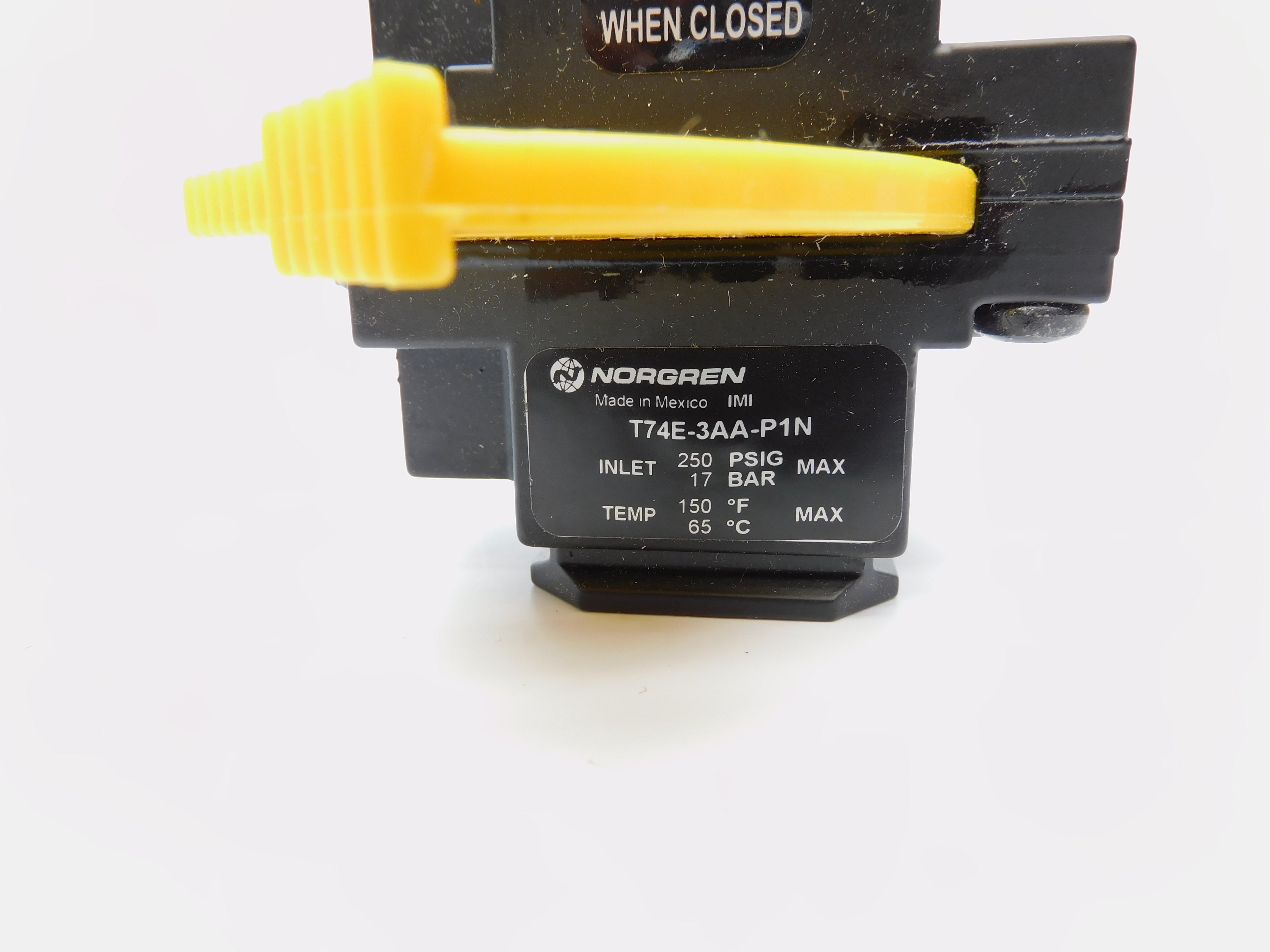 NORGREN T74E-3AA-P1N 250PSI NSNP