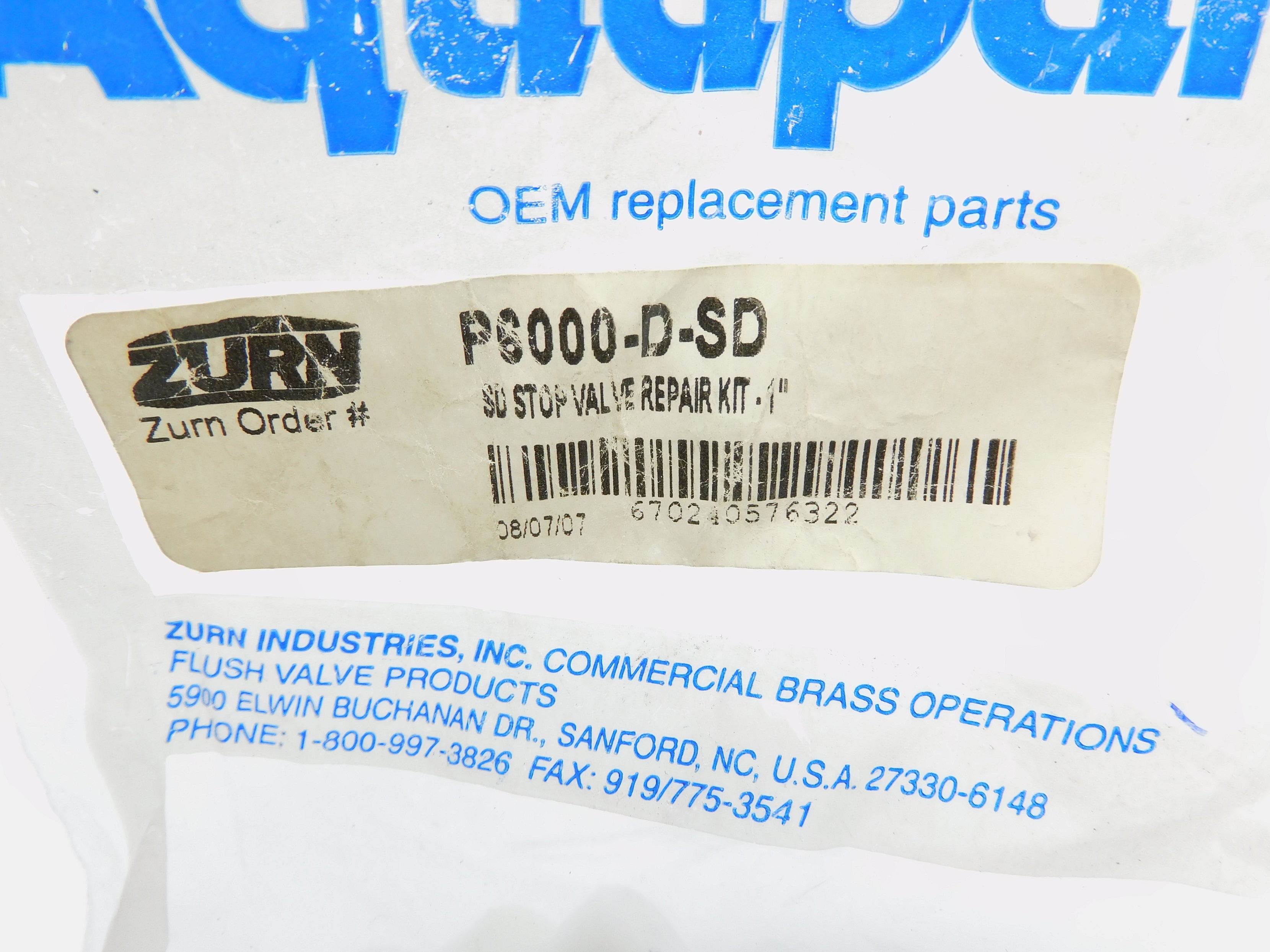 ZURN P6000-D-SD NSMP