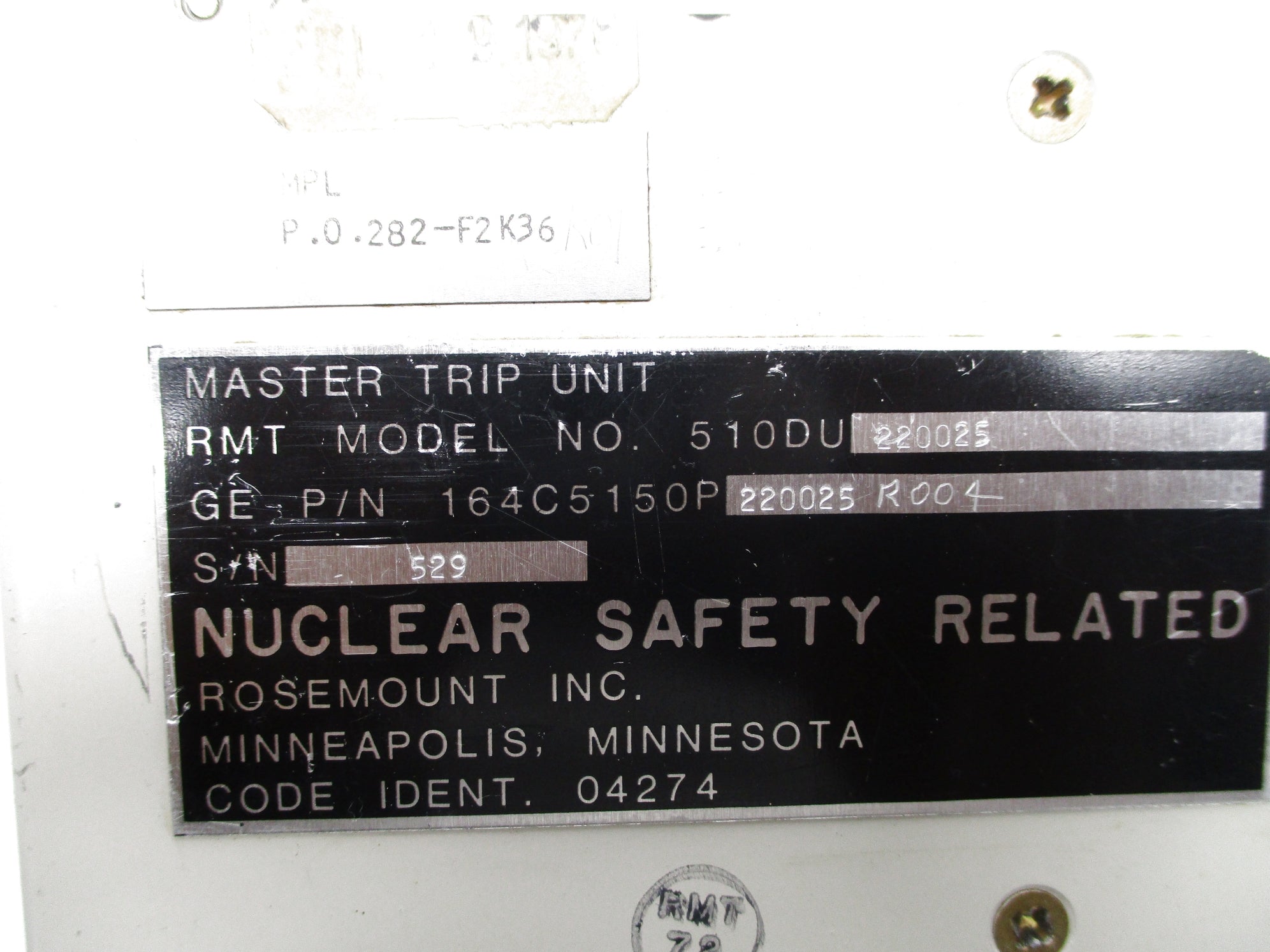 ROSEMOUNT 510DU220025 UNMP