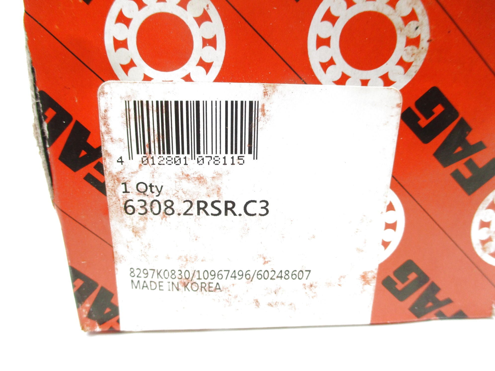 FAG 6308.2RSR.C3 NSMP