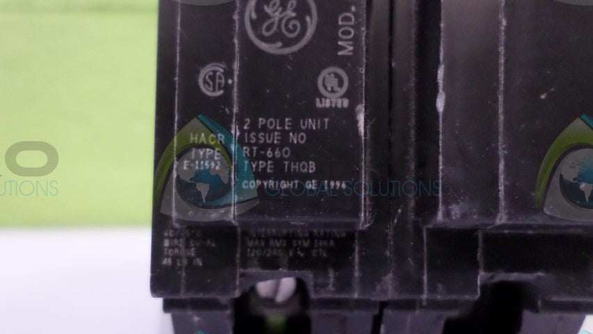 GENERAL ELECTRIC THQB250 CIRCUIT BREAKER *USED*