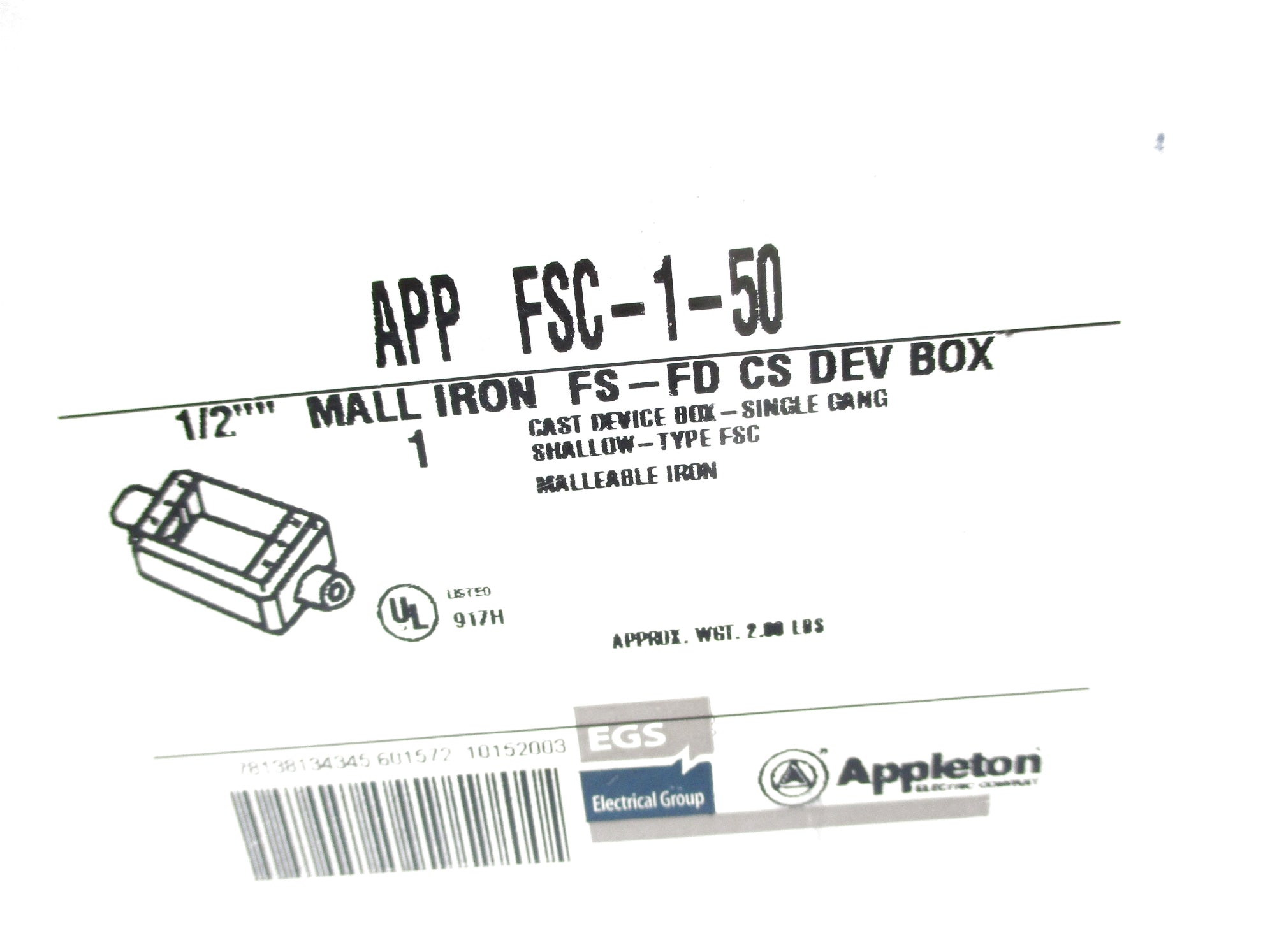 APPLETON FSC-1-50 NSMP