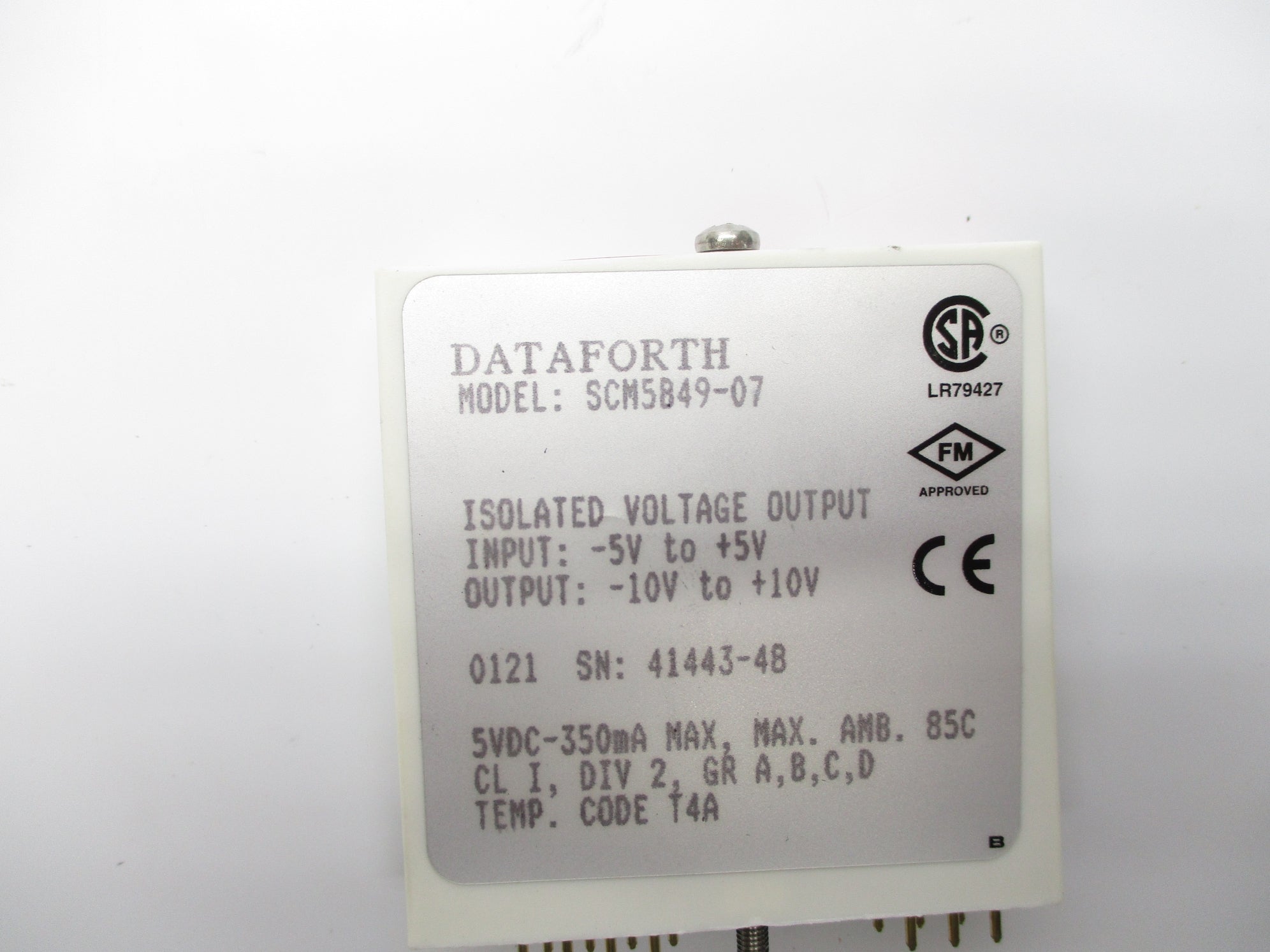 DATAFORTH SCM5849-07 NSNP