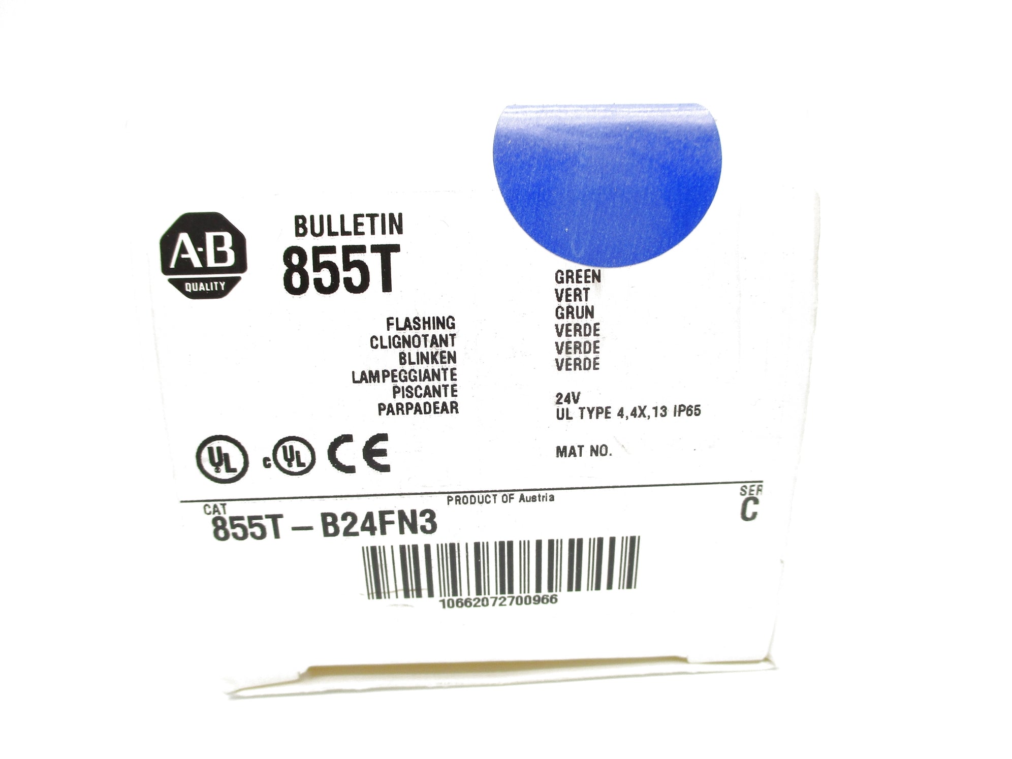 INDUSTRIAL SPARE PART 855T-B24FN3 SER. C 24VAC/DC (WH) NSMP