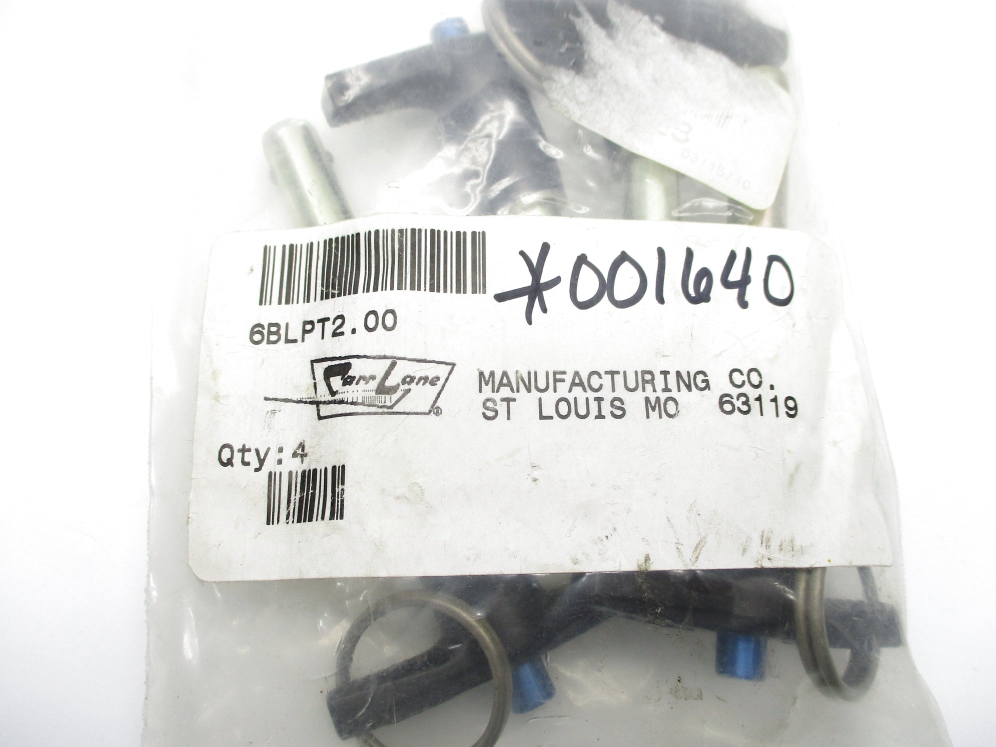 CARR LANE 6BLPT2.00 (PKG OF 4) NSMP
