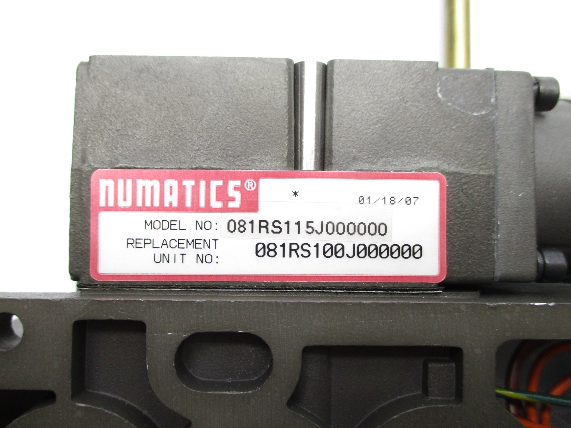 NUMATICS 081RS115J000000 NSNP