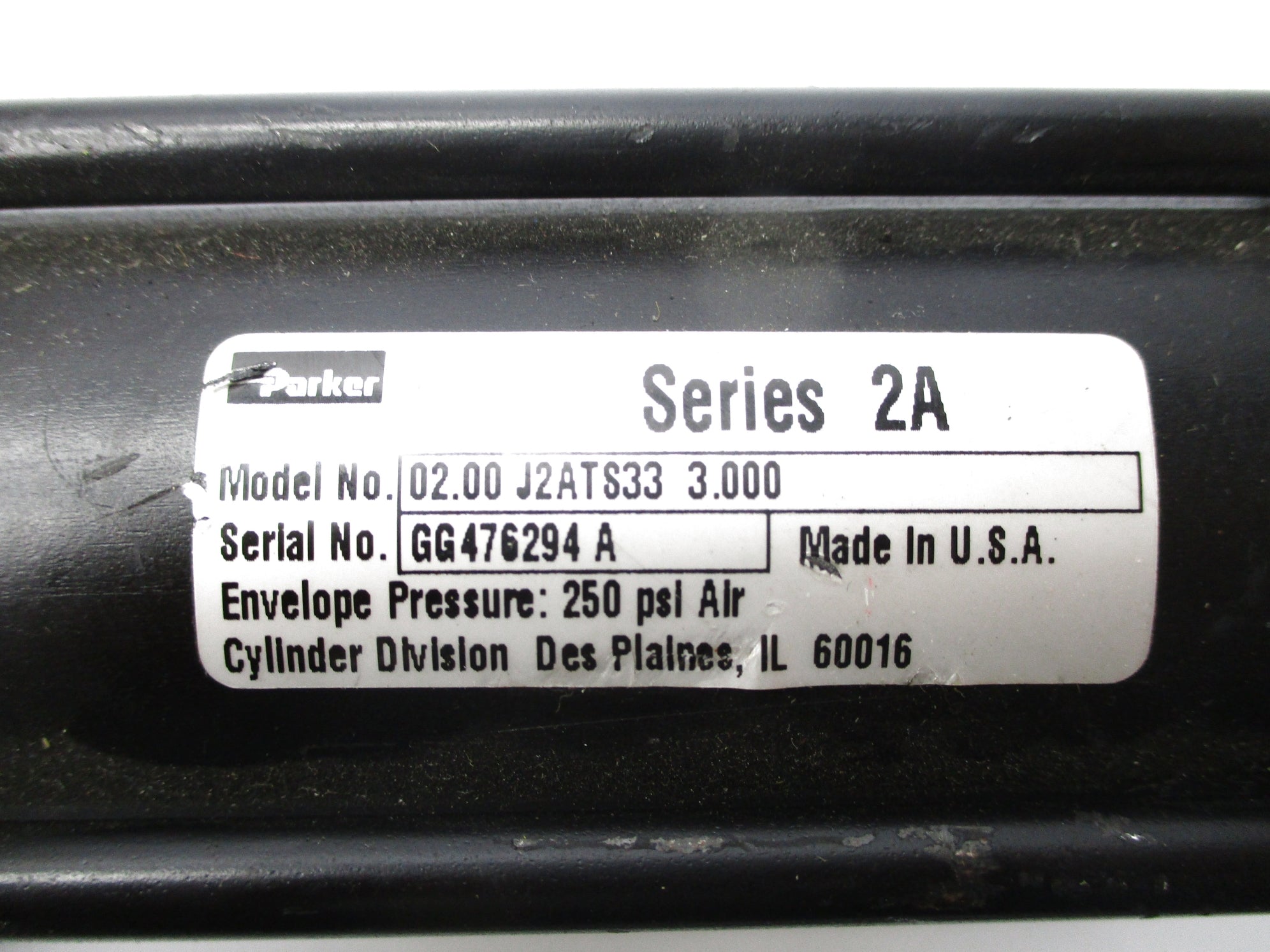 PARKER 02.00J2ATS333.000 SER. 2A 250PSI NSNP