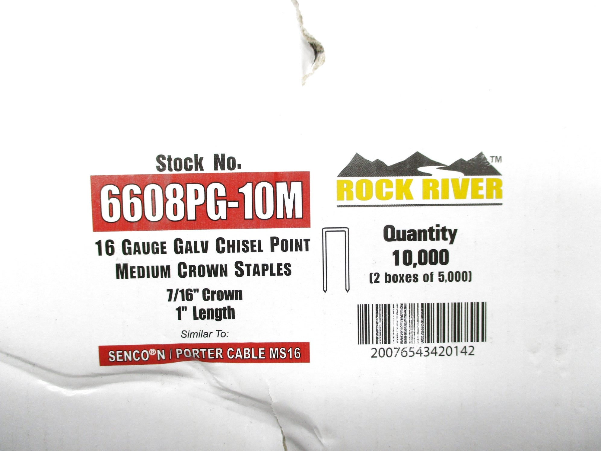 SENCO 6608PG-10M (PKG OF 10,000) NSFS