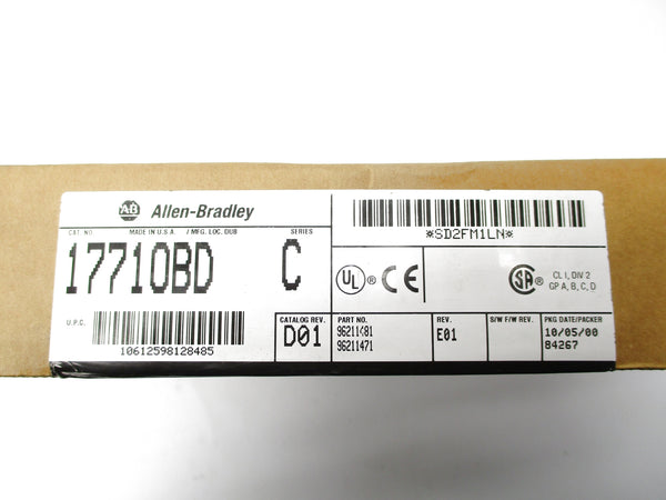 ALLEN BRADLEY 1771-OBD SER. C DATE: 2000 NSFS