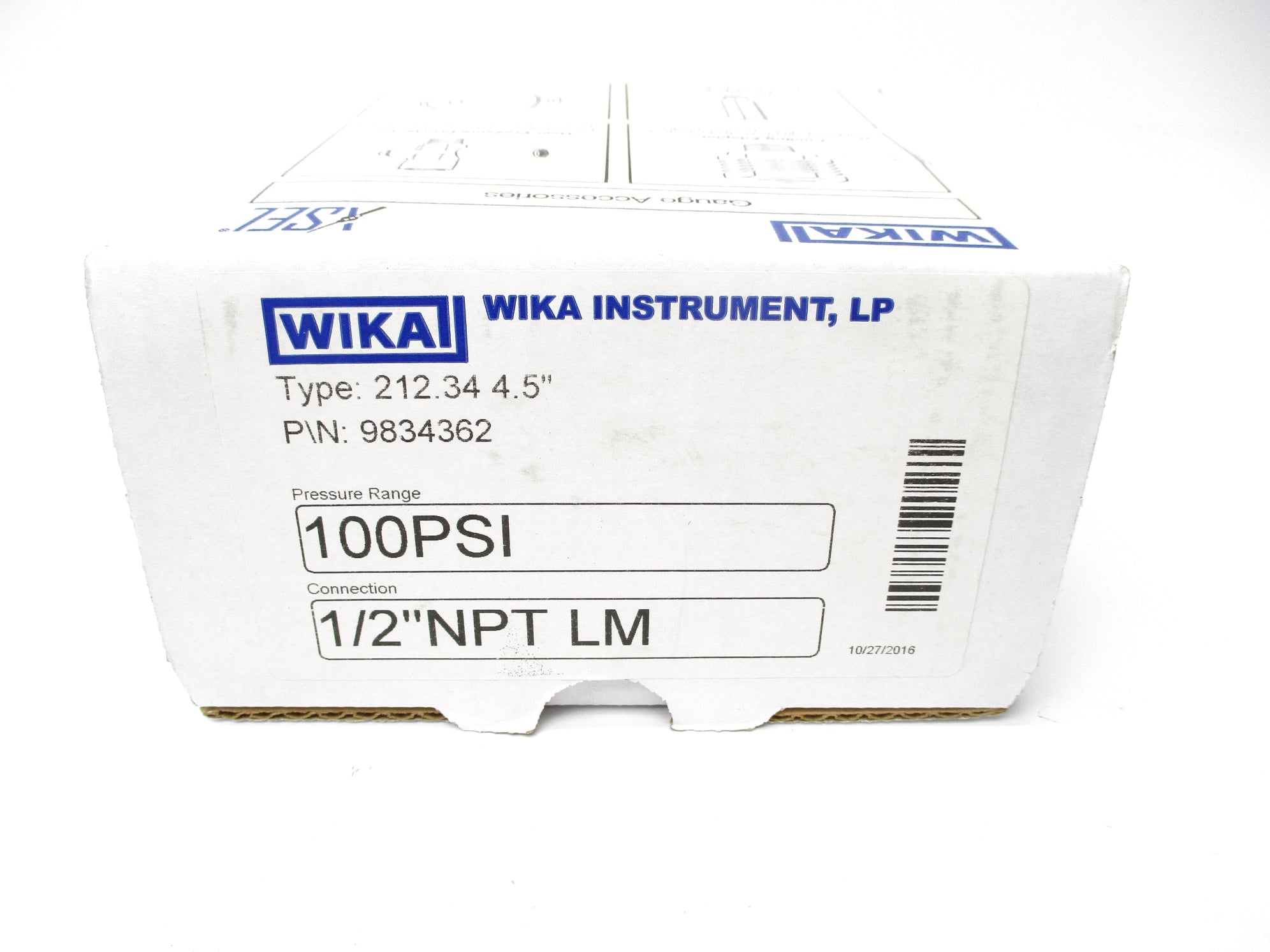 WIKA 9834362 212.34 100PSI NSMP