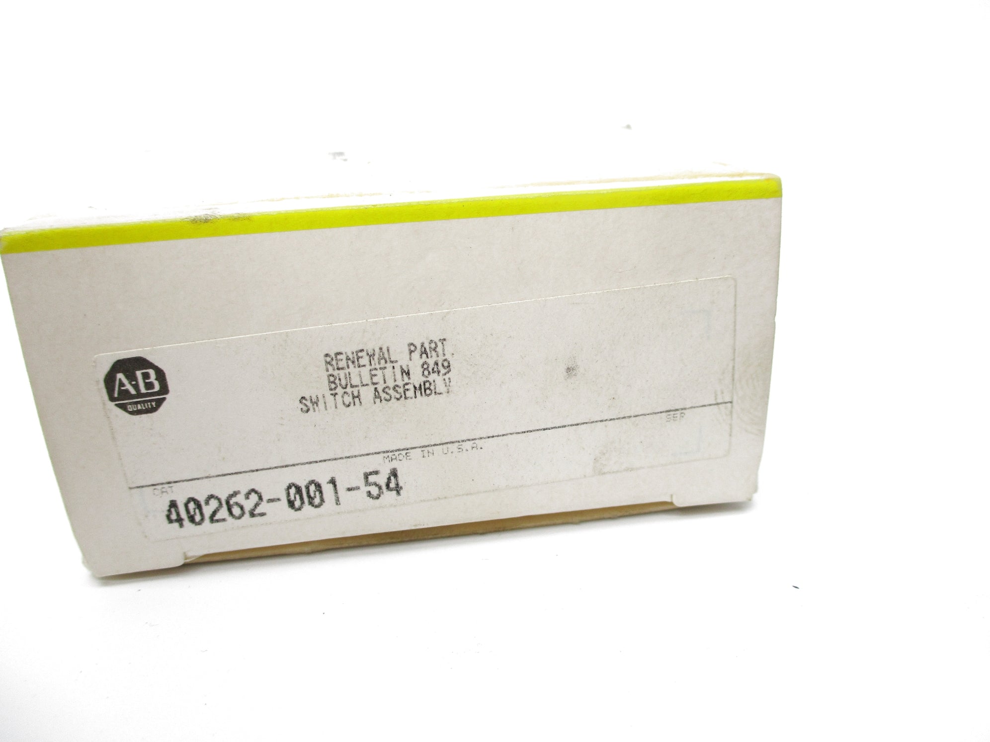 INDUSTRIAL SPARE PART 40262-001-54 (BK/YL) NSMP