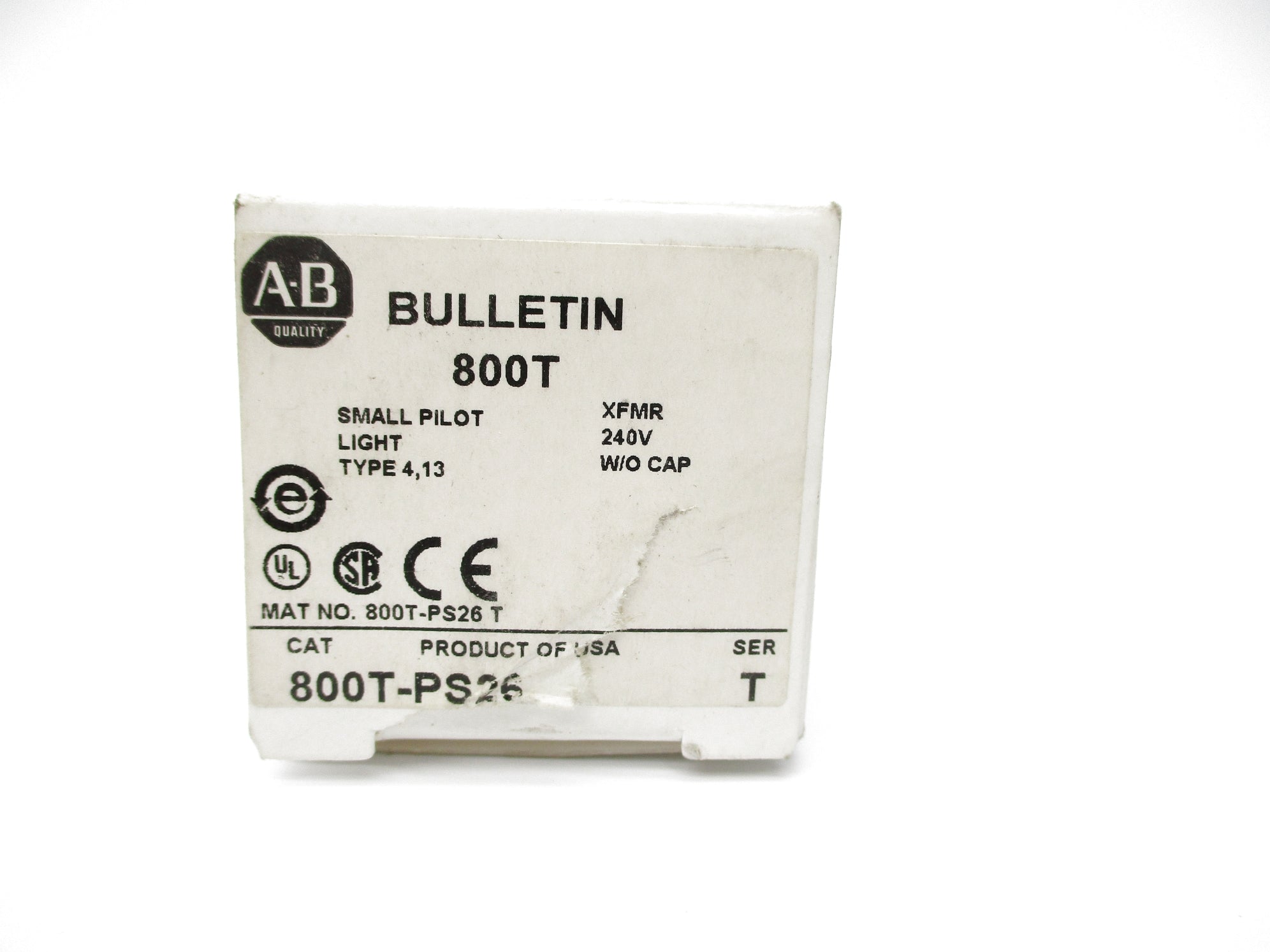 INDUSTRIAL SPARE PART 800T-PS26 SER. T (WH) NSMP