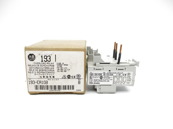 ALLEN BRADLEY 193-EA1GB SER. B 600V 12-32A (BR/WH) NSMP