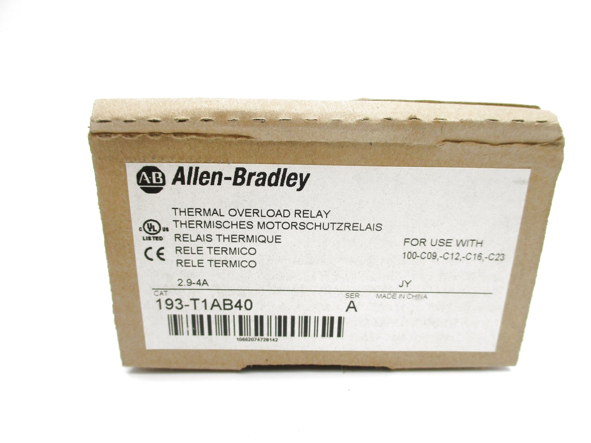 ALLEN BRADLEY 193-T1AB40 SER. A 2.9-4A (BR/WH) NSMP