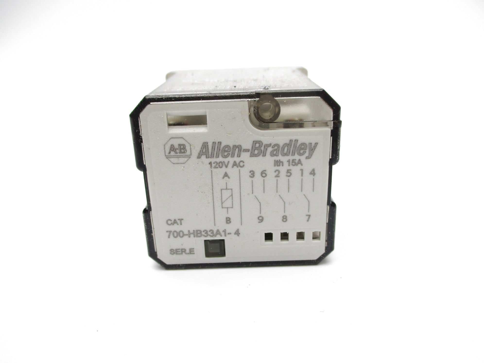 ALLEN BRADLEY 700-HB33A1-4 SER. E 120VAC 15A NSNP