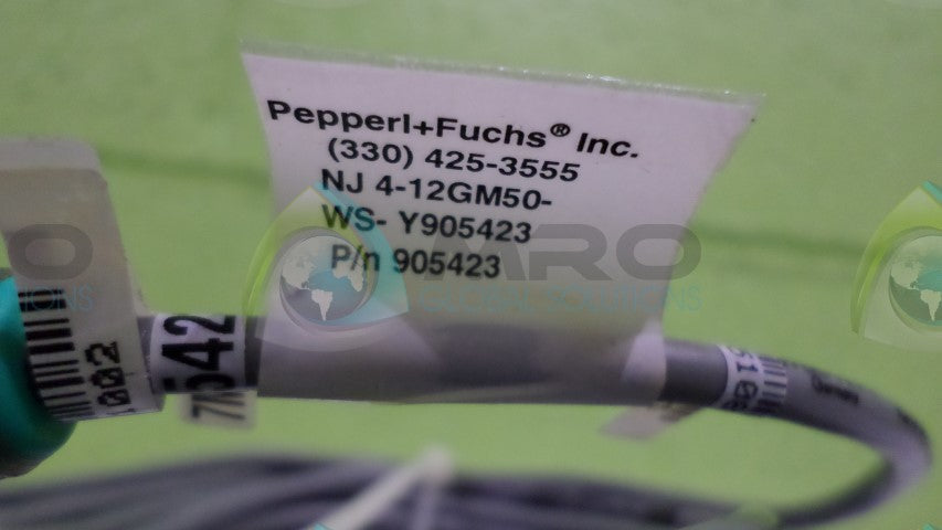 PEPPERL+FUCHS NJ4-12GM50-WS-Y905423 PROXIMITY SWITCH *NEW NO BOX*