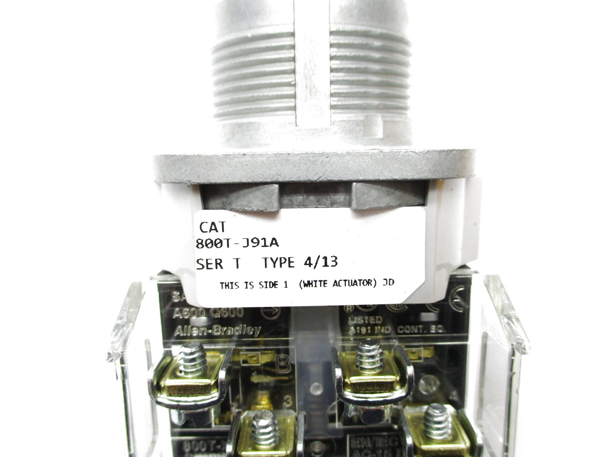ALLEN BRADLEY 800T-J91A SER. T (AS PICTURED) NSNP