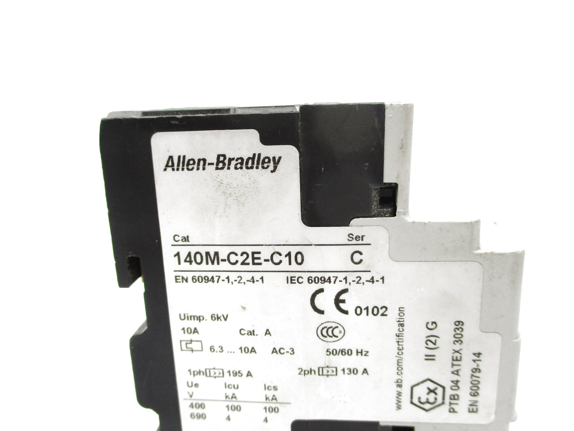 ALLEN BRADLEY 140M-C2E-C10 SER. C 6.3-10A UNMP